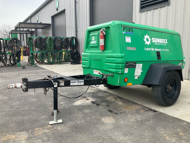 2016 Doosan P185WDO-T4F 185 cfm Mobile Air Compressor 2016 Doosan P185WDO-T4F 185 cfm Mobile Air Compressor