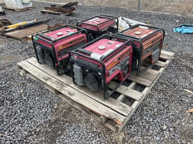 Quantity of (4) Honda Portable Generator Set