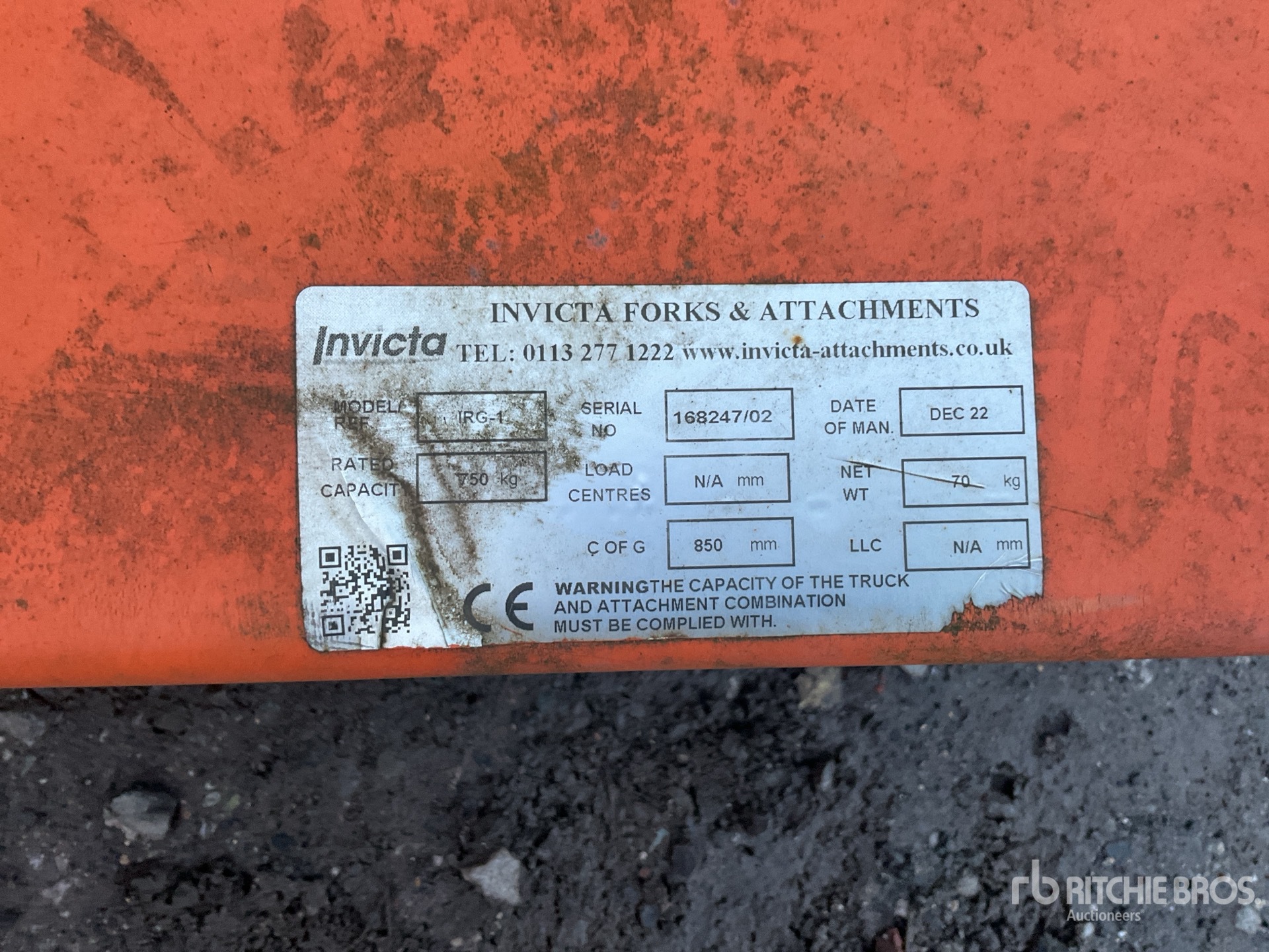 General Appearance with N.º de serie/VIN