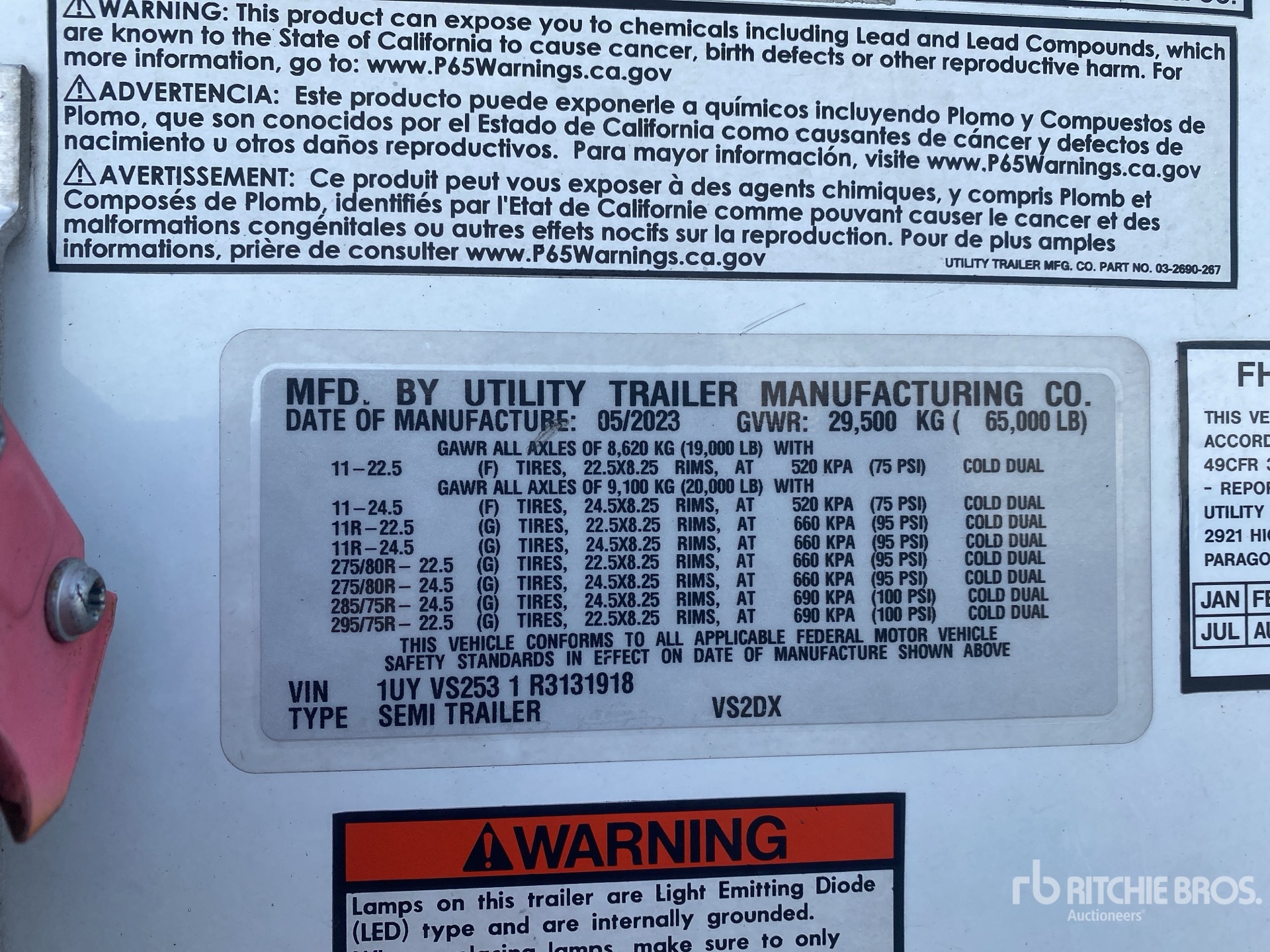 General Appearance with Seriennummer / FIN