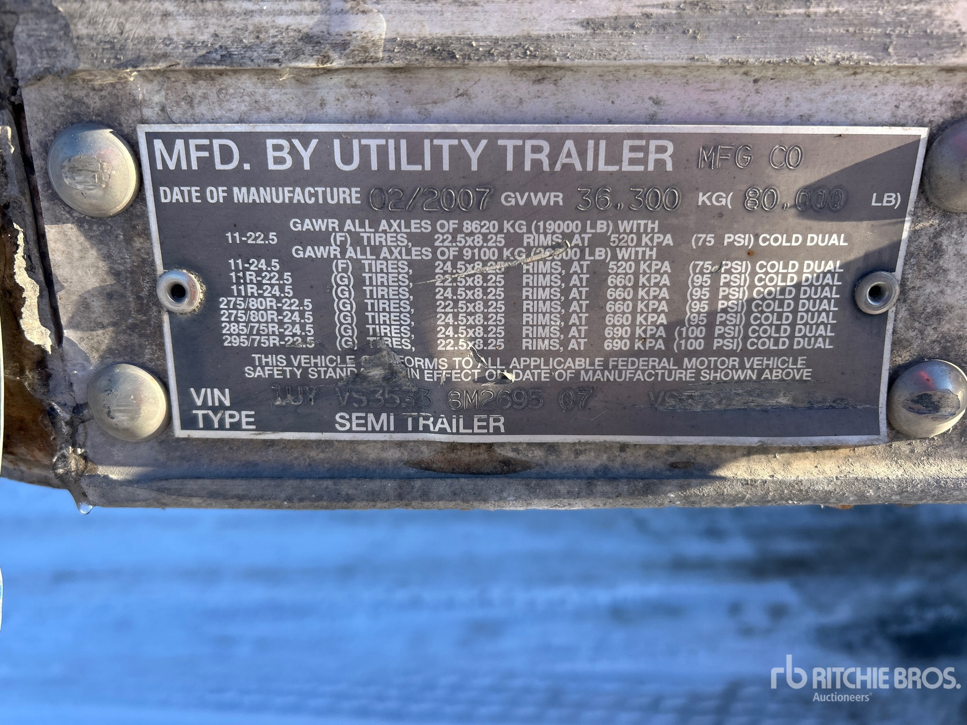 General Appearance with Seriennummer / FIN