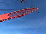Crane Superstructure with Boom Length