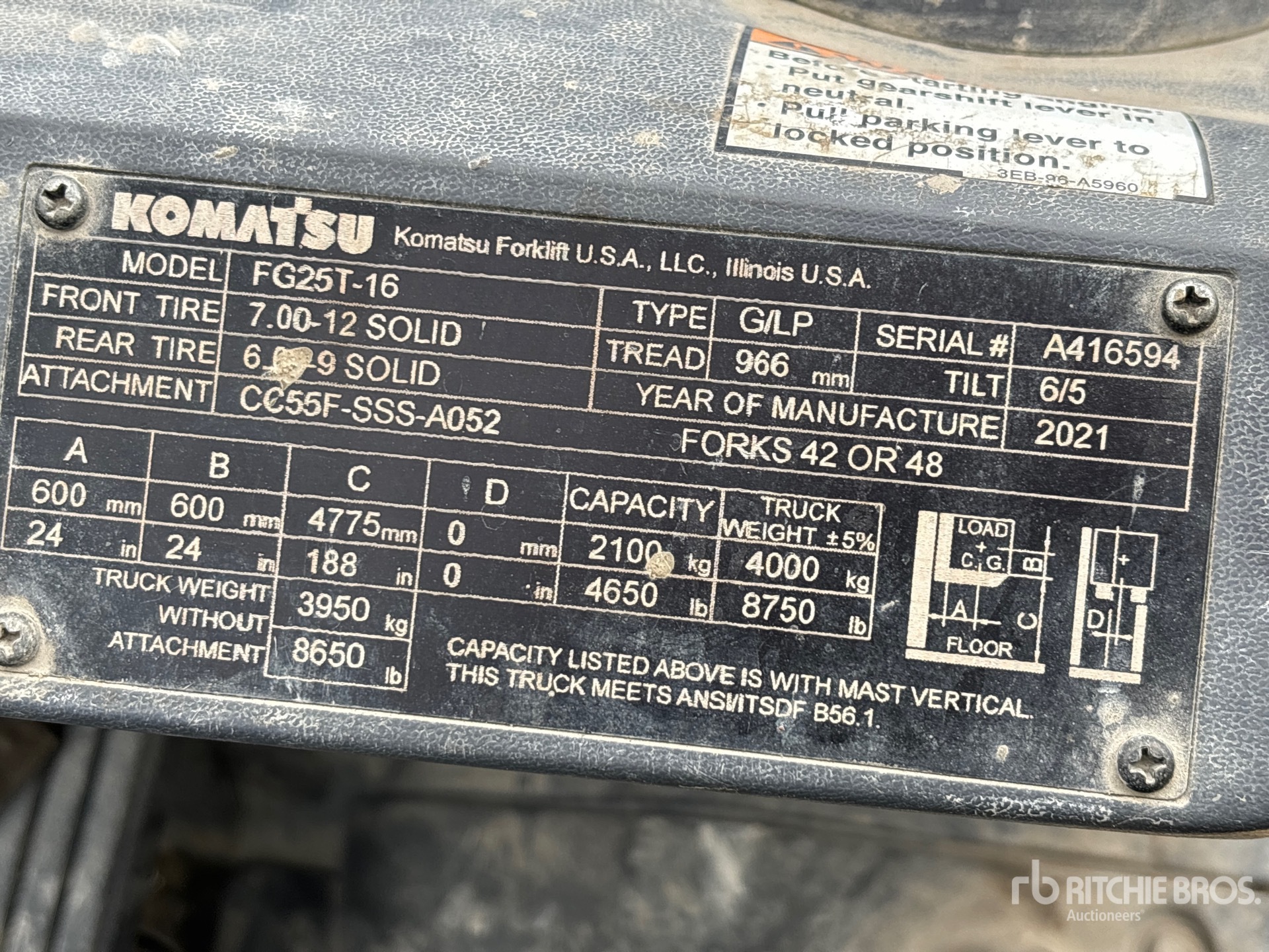 General Appearance with Numéro de série/Numéro d'identification du véhicule automobile