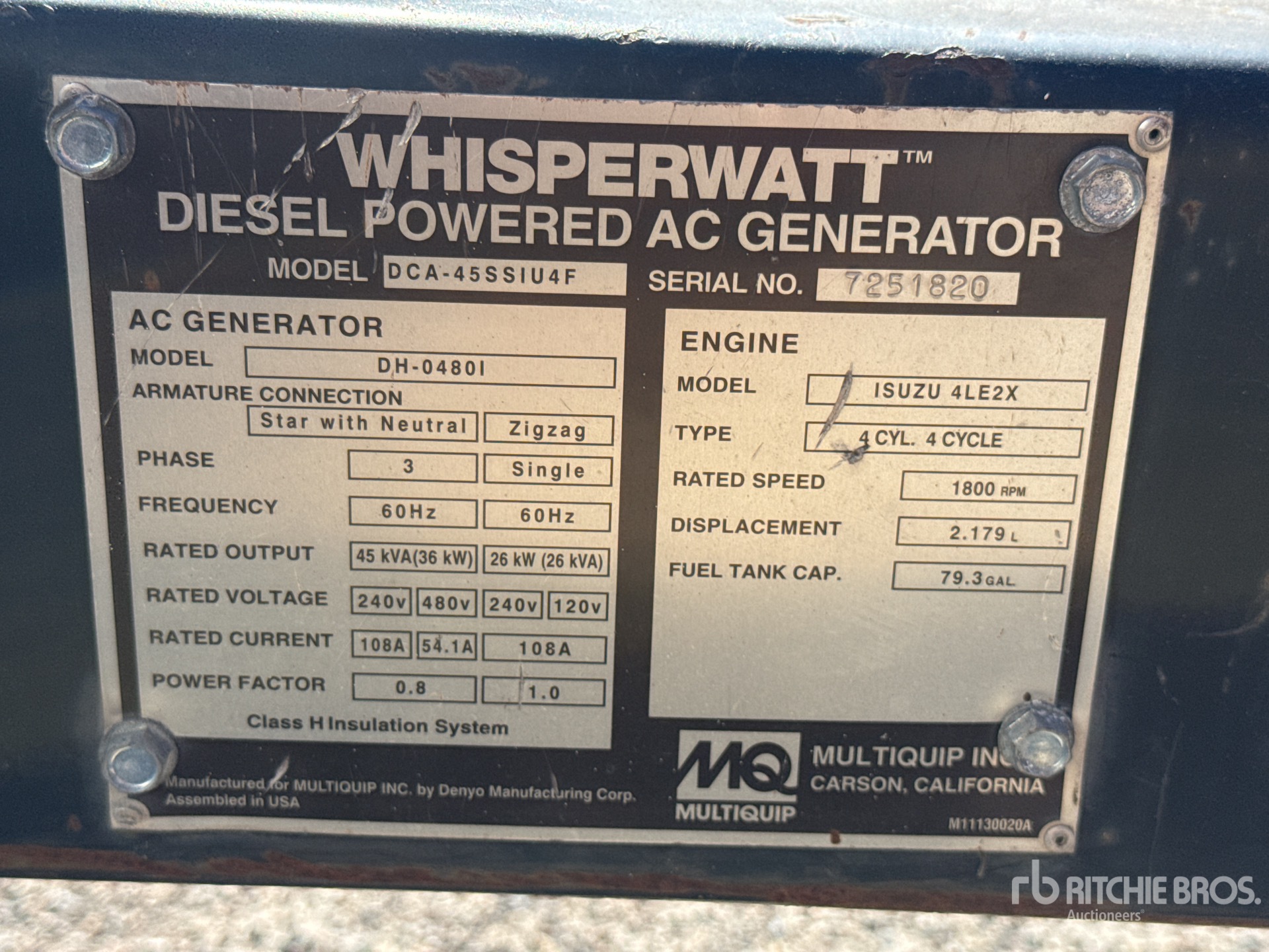 General Appearance with Seriennummer / FIN