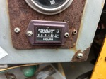 Upper Control Station with Hour Meter Reading