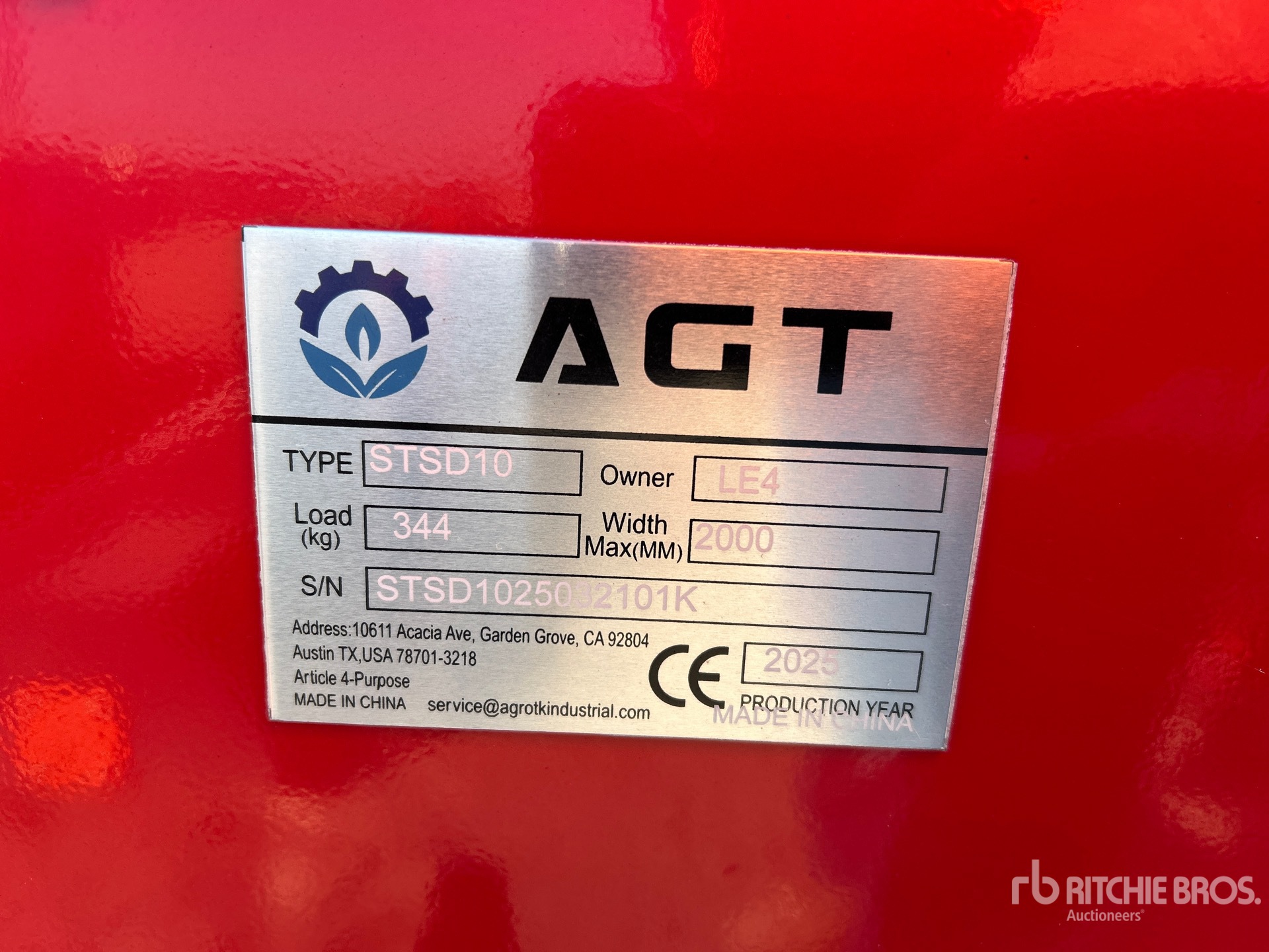 General Appearance with N.º de serie/VIN