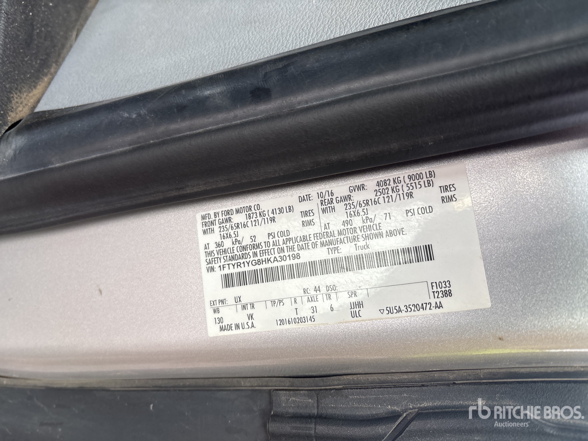 Aspect général with Numéro de série/Numéro d'identification du véhicule automobile