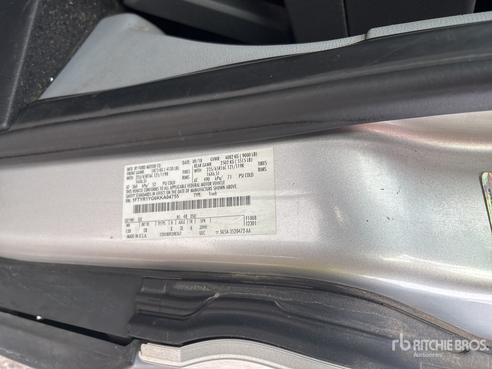 Aspect général with Numéro de série/Numéro d'identification du véhicule automobile