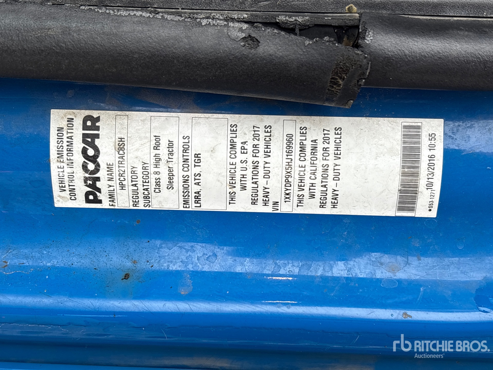 General Appearance with N.º de serie/VIN