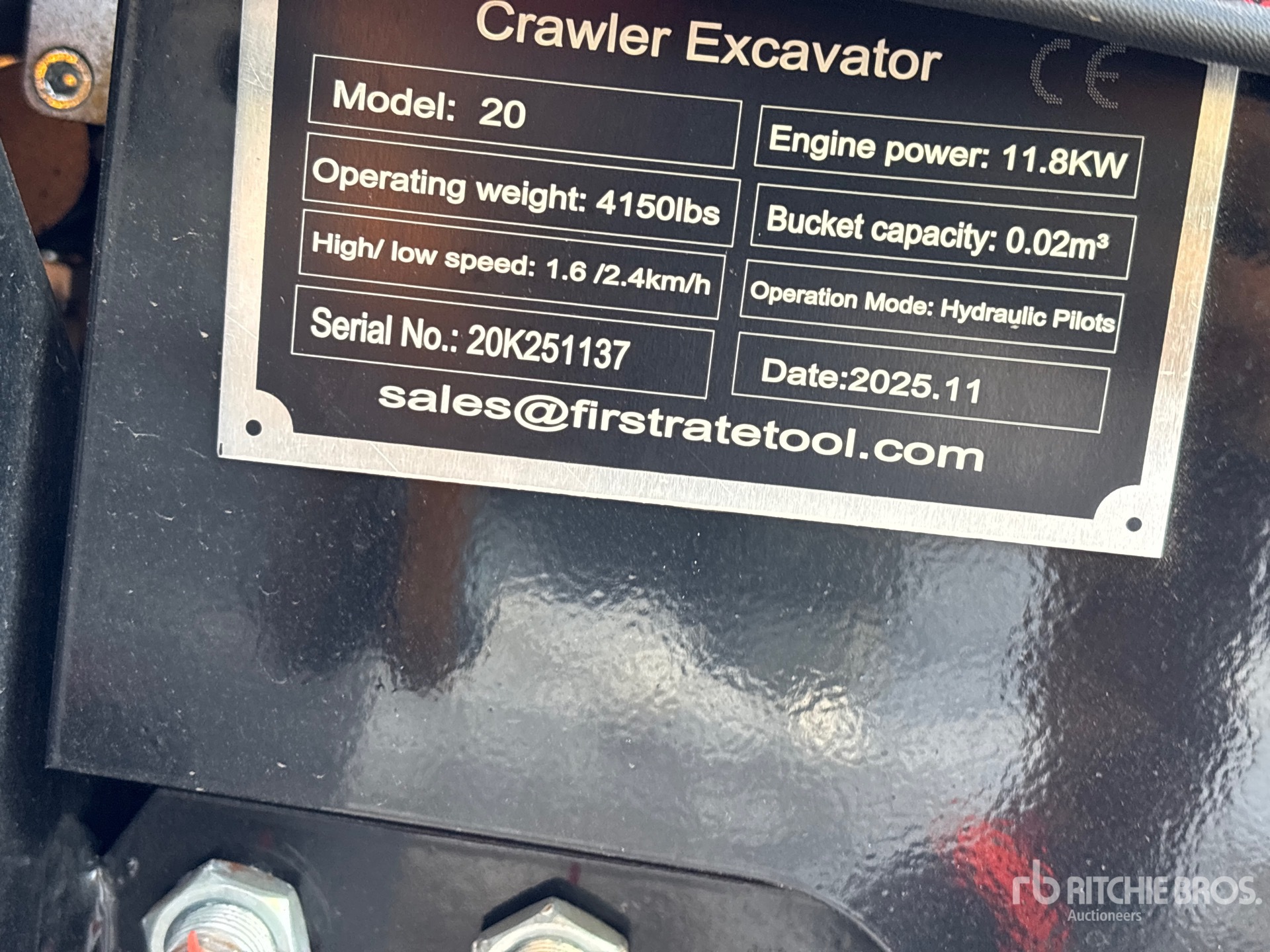 General Appearance with N.º de serie/VIN