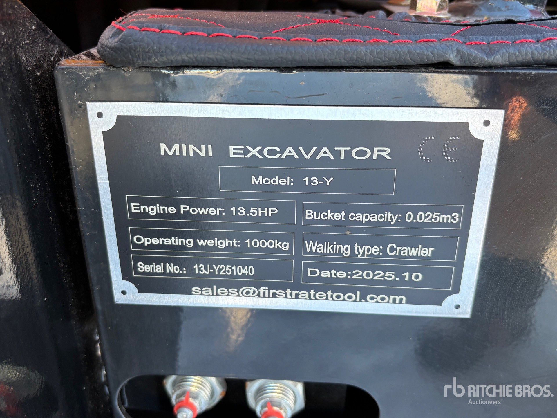 General Appearance with N.º de serie/VIN