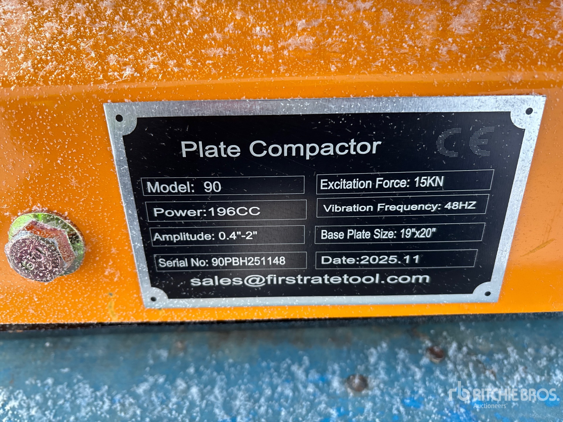 General Appearance with N.º de serie/VIN