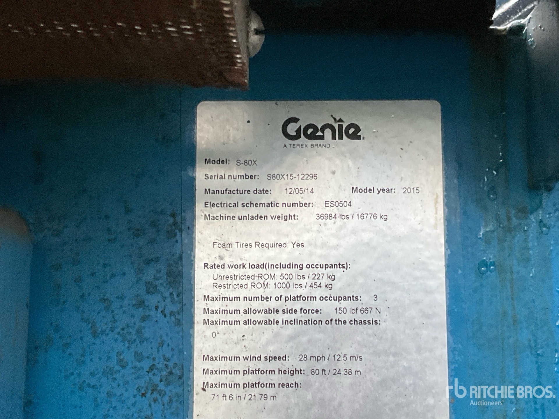 General Appearance with Numer seryjny/numer identyfikacyjny pojazdu