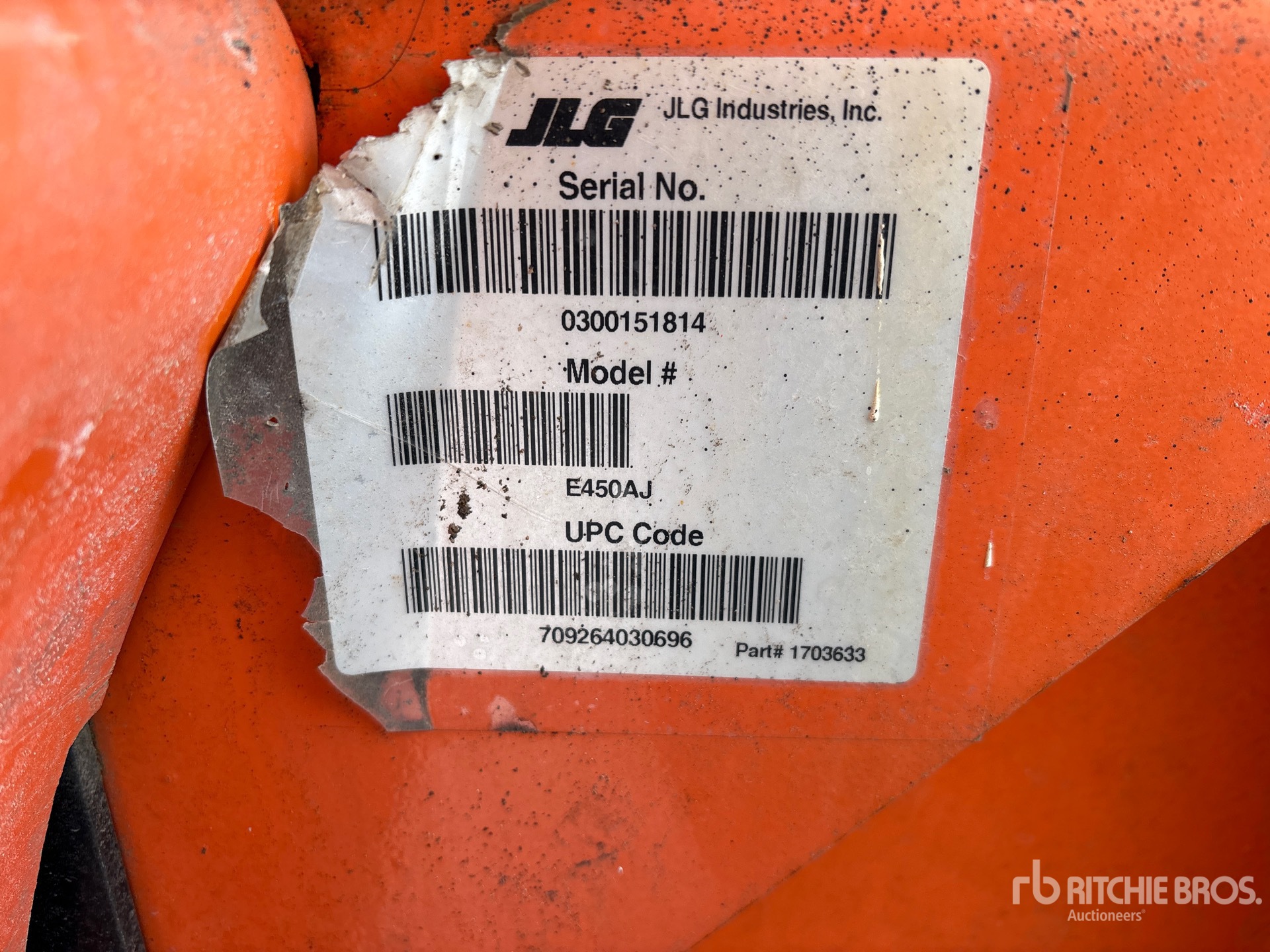 General Appearance with N.º de serie/VIN