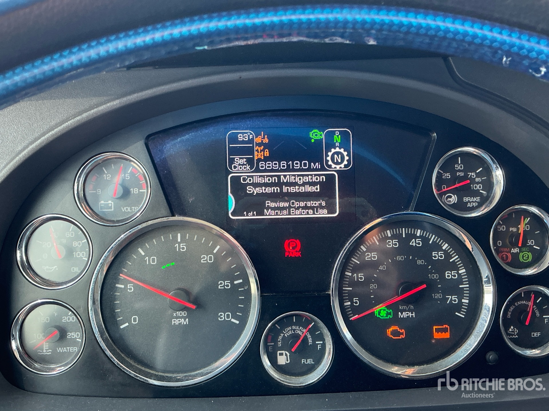 General Appearance with Hour Meter / Odometer