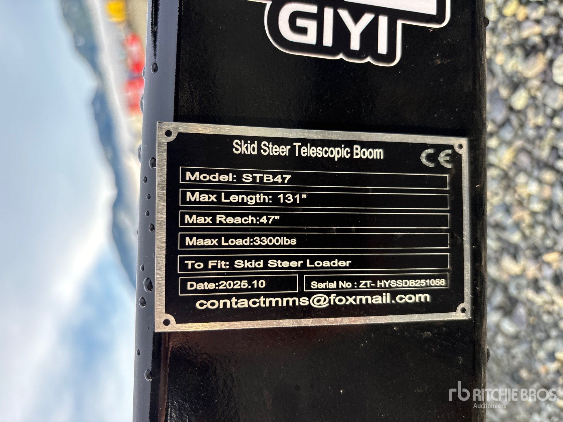 General Appearance with N.º de serie/VIN