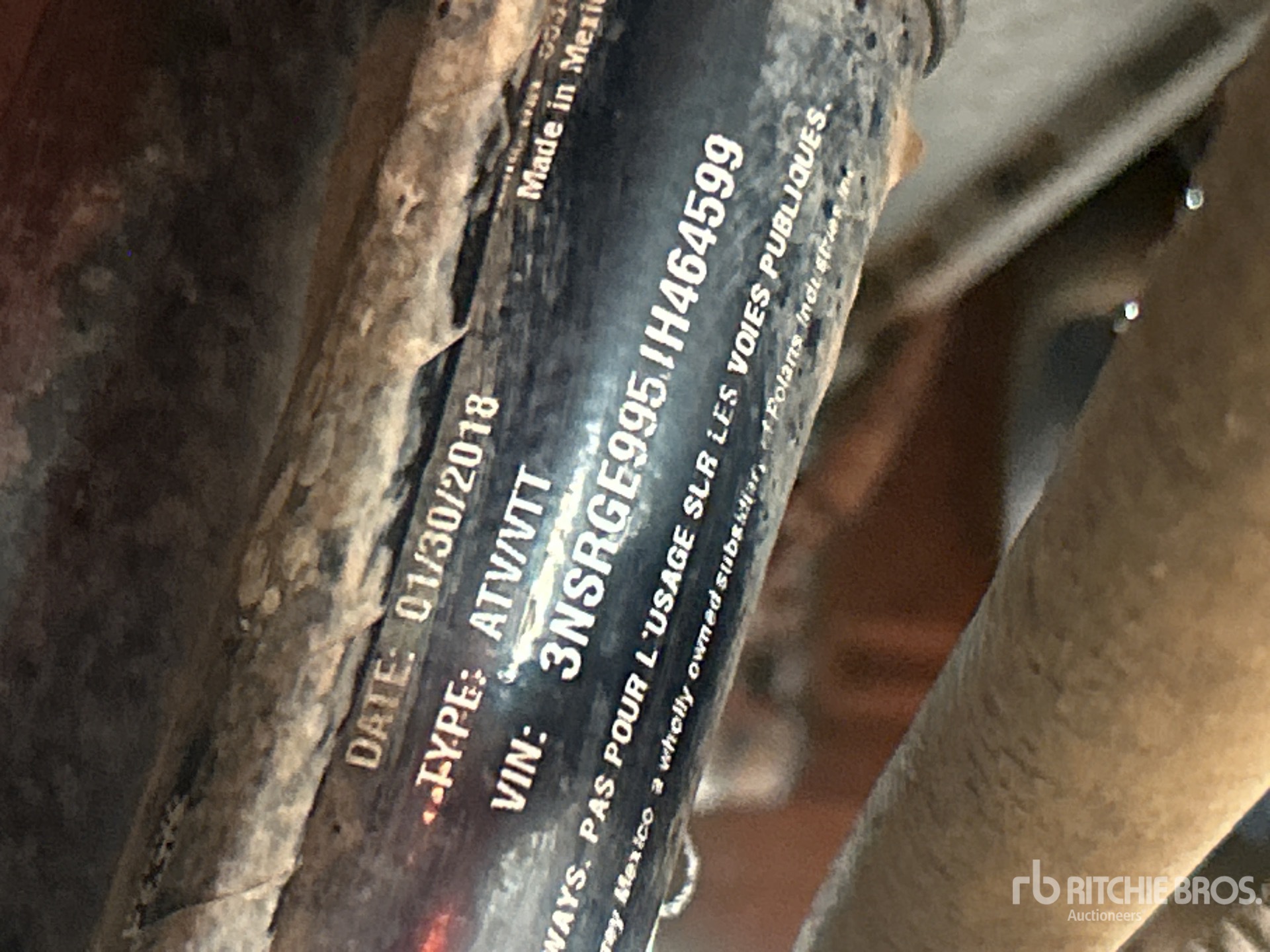 General Appearance with N.º de serie/VIN