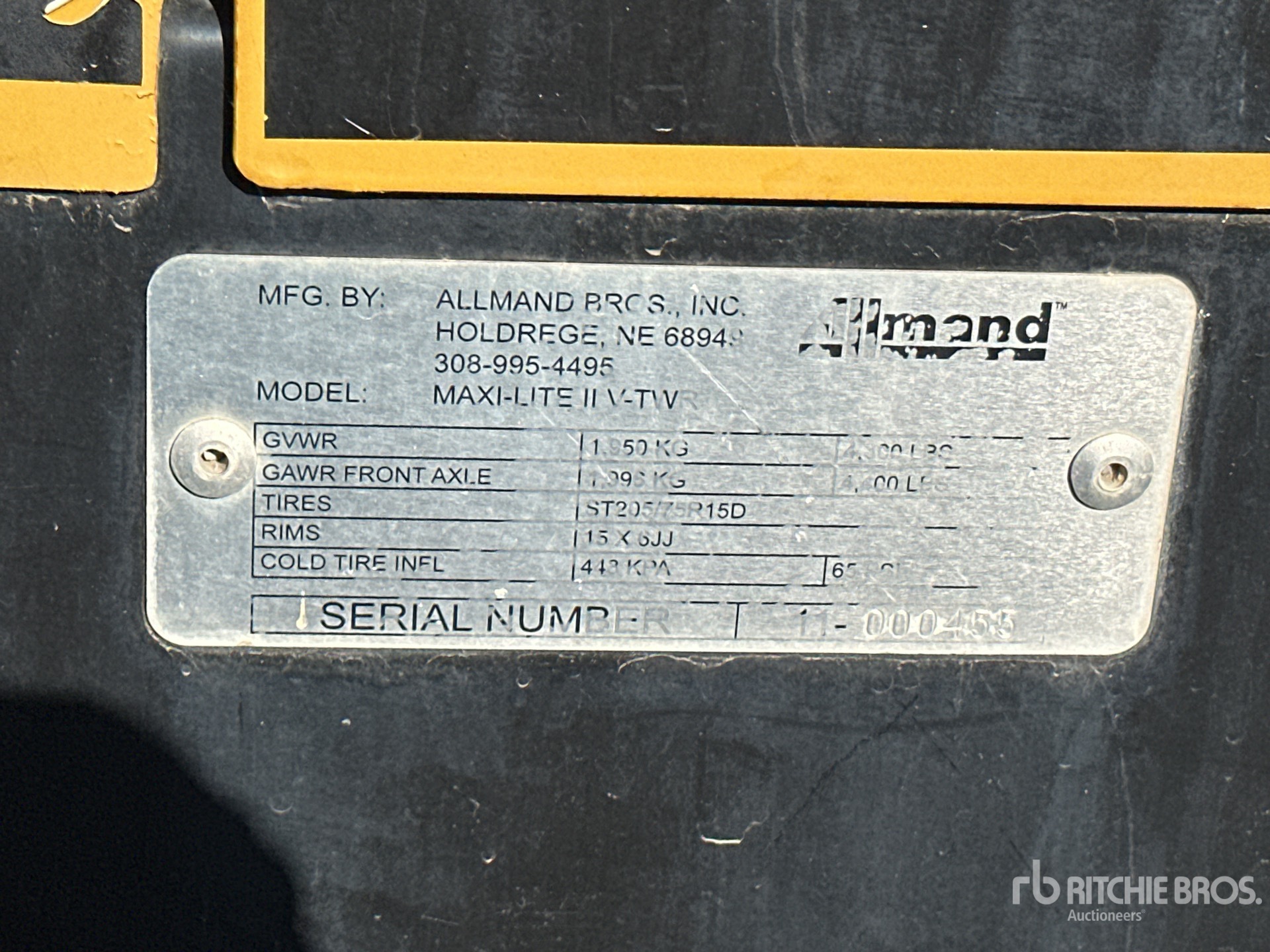 General Appearance with Numero seriale/numero d’identificazione del veicolo (VIN)