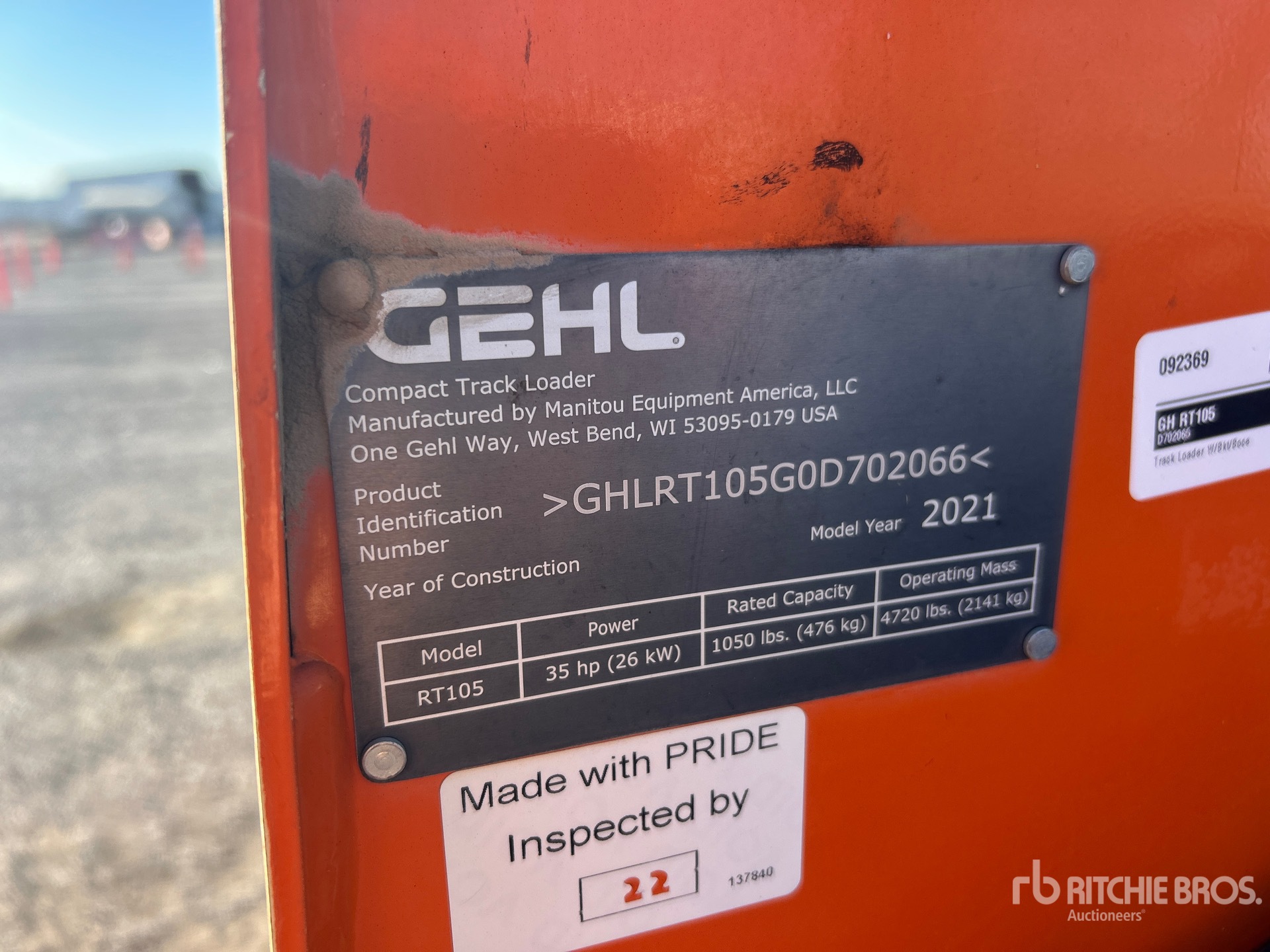 General Appearance with Seriennummer / FIN