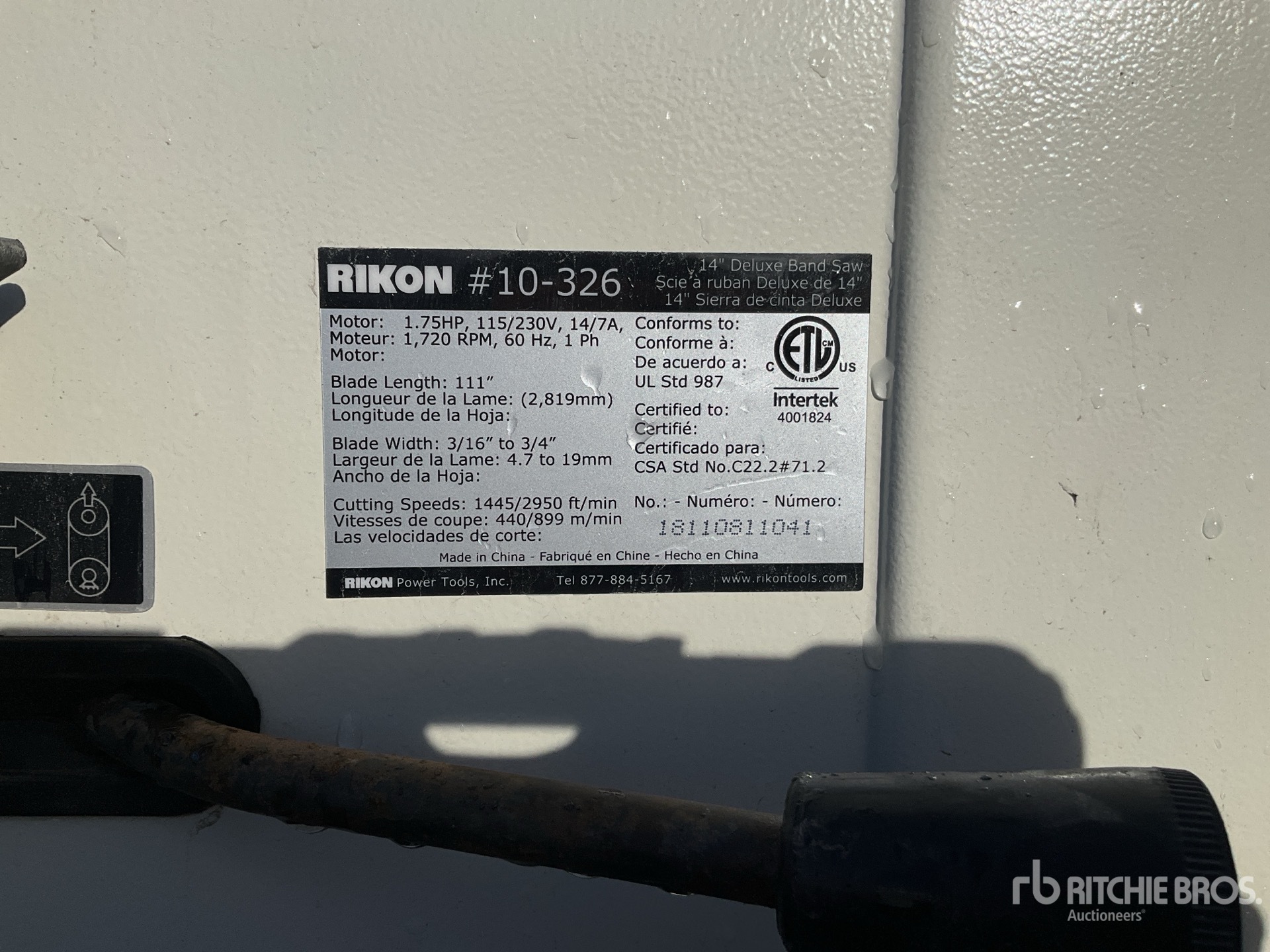 General Appearance with Seriennummer / FIN