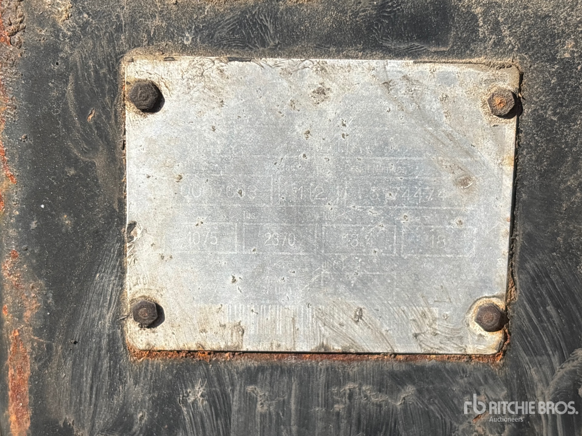 General Appearance with N.º de serie/VIN