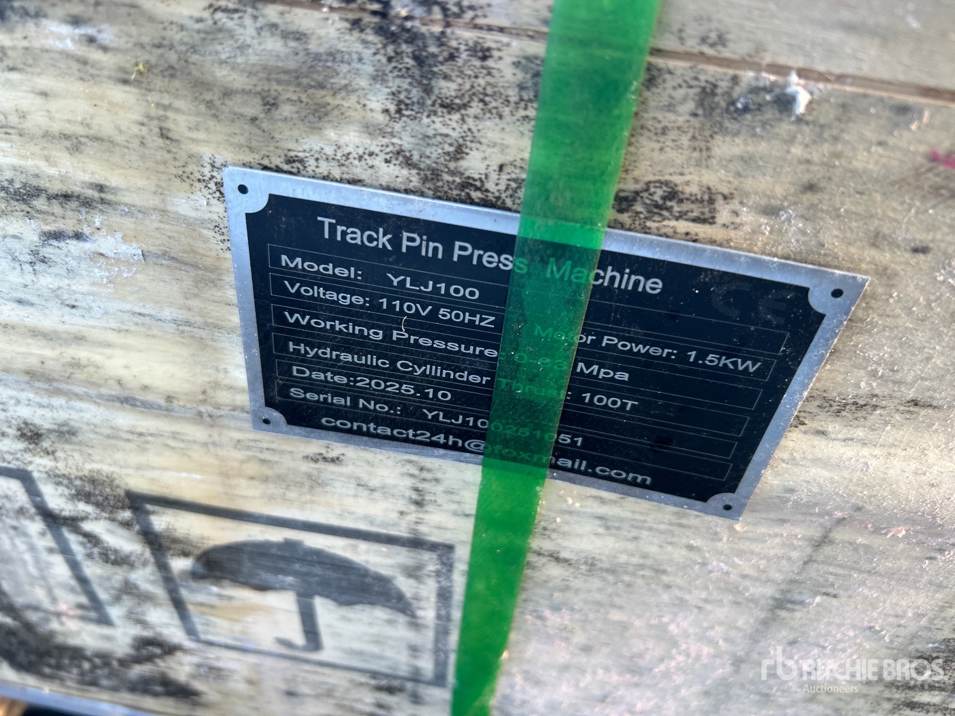 General Appearance with N.º de serie/VIN