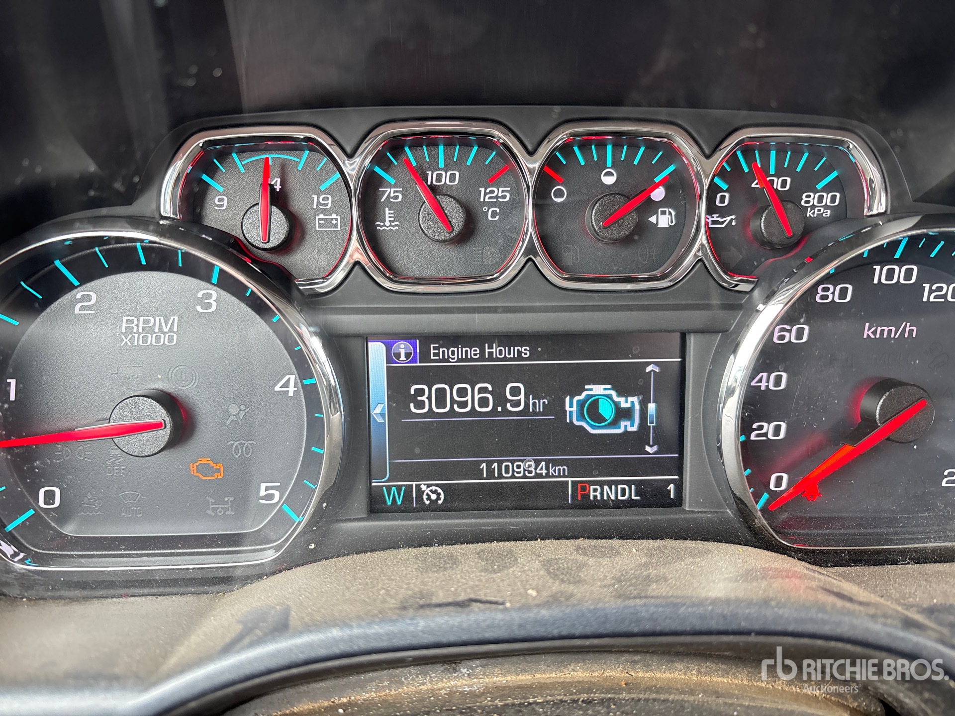 General Appearance with Hour Meter / Odometer