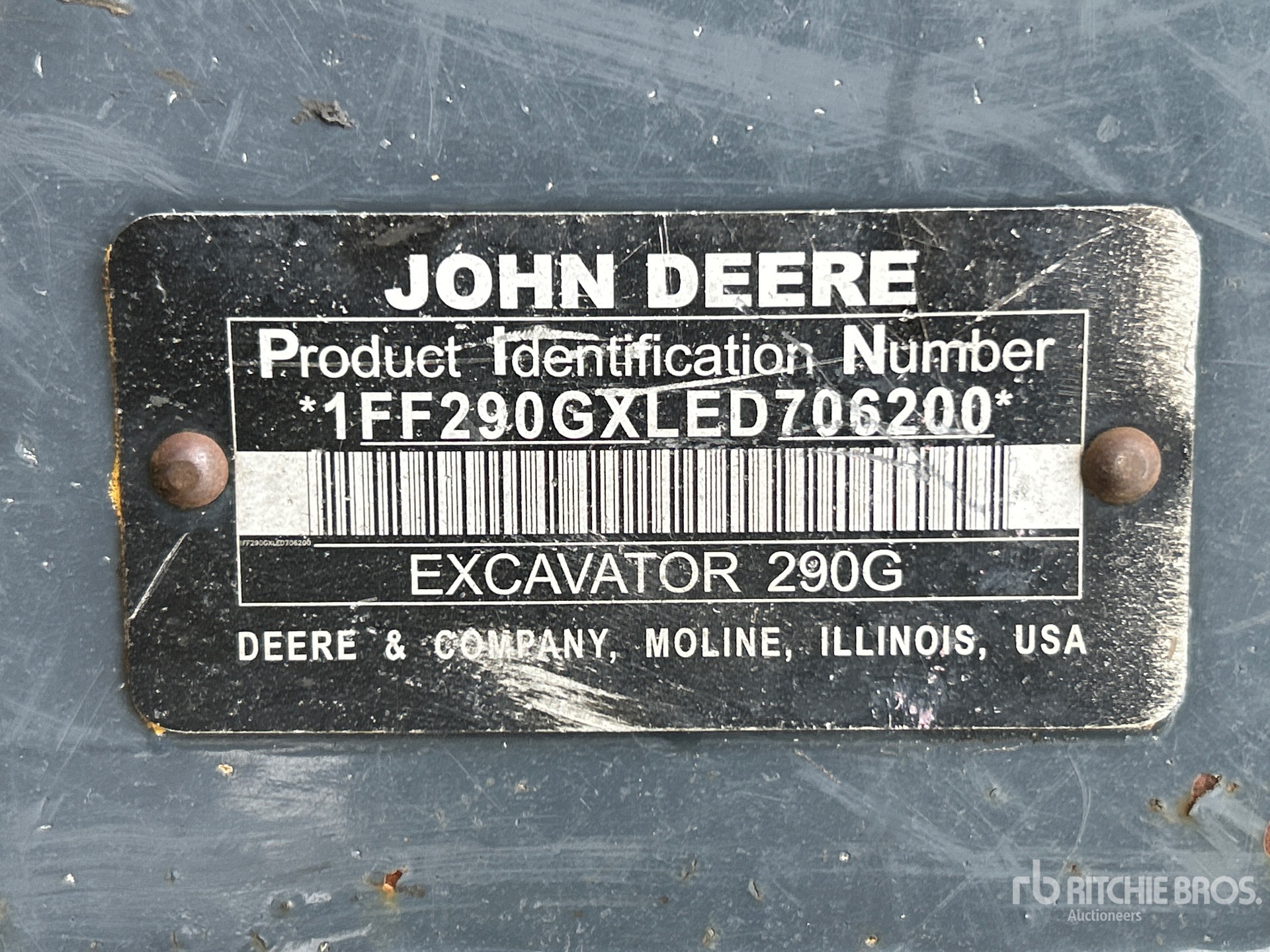 General Appearance with N.º de serie/VIN