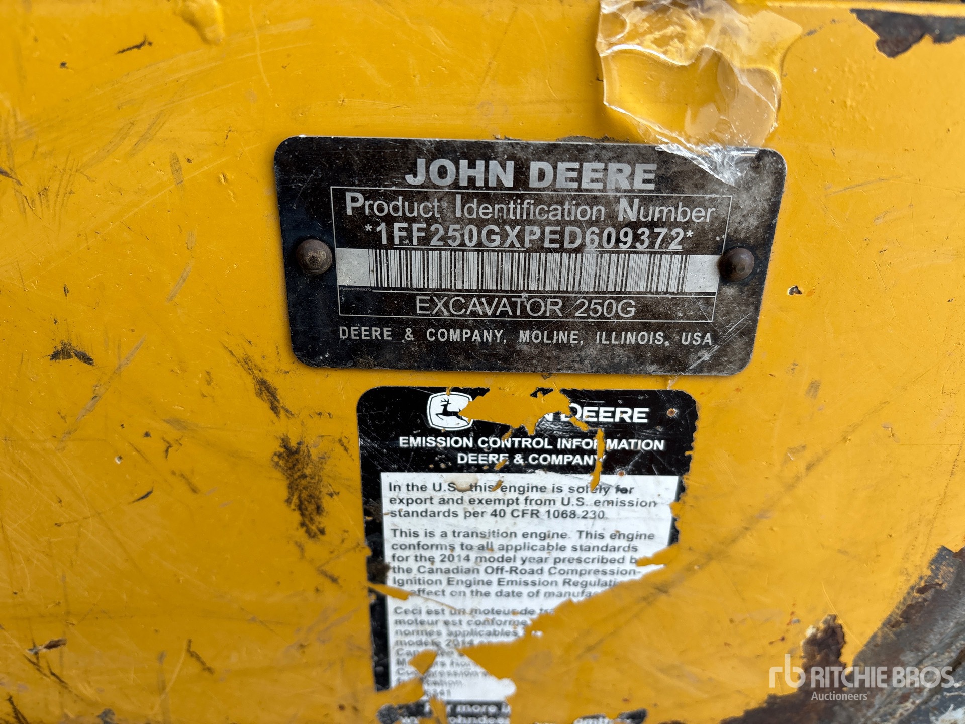 General Appearance with N.º de serie/VIN