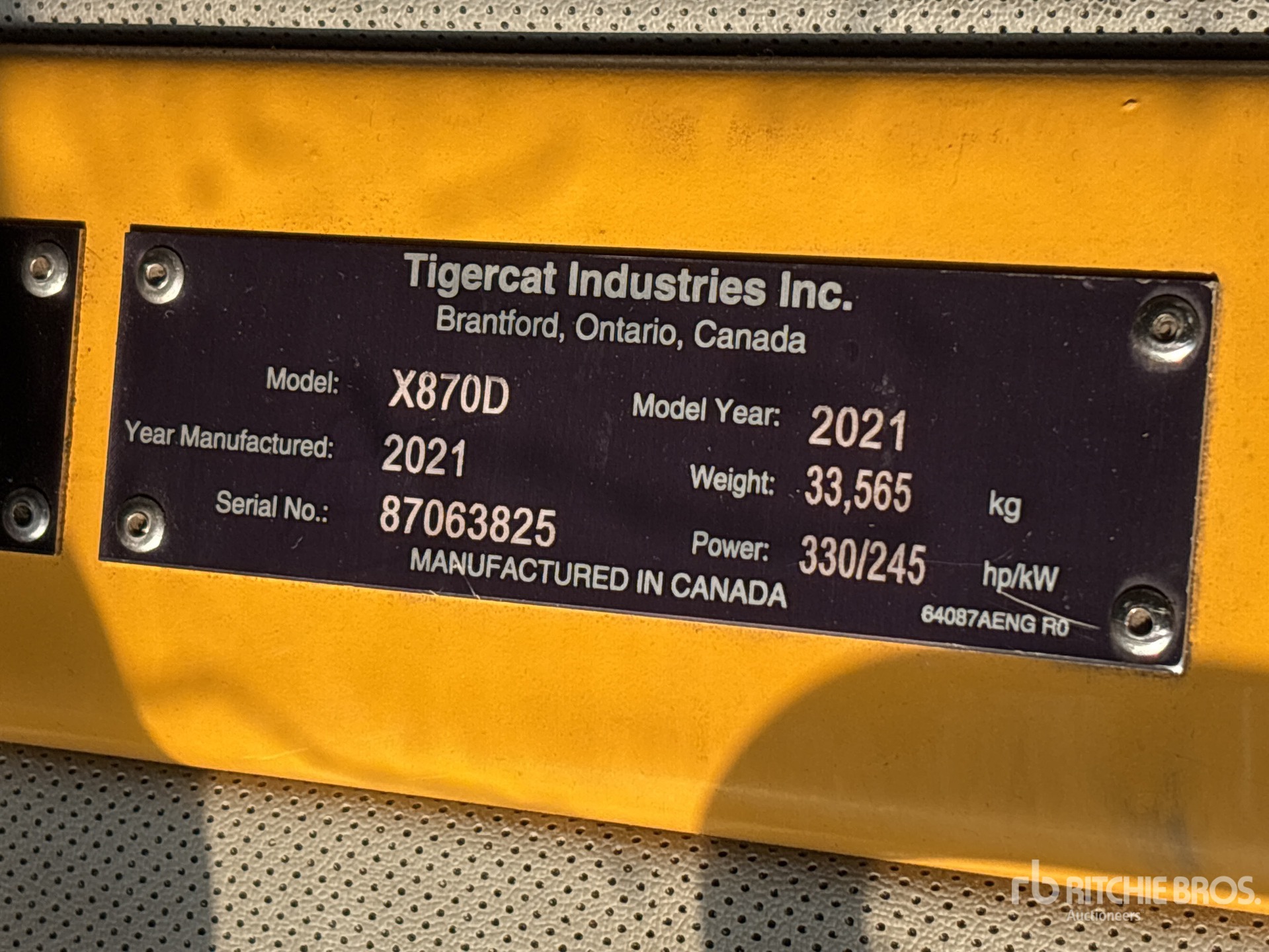 General Appearance with Seriennummer / FIN