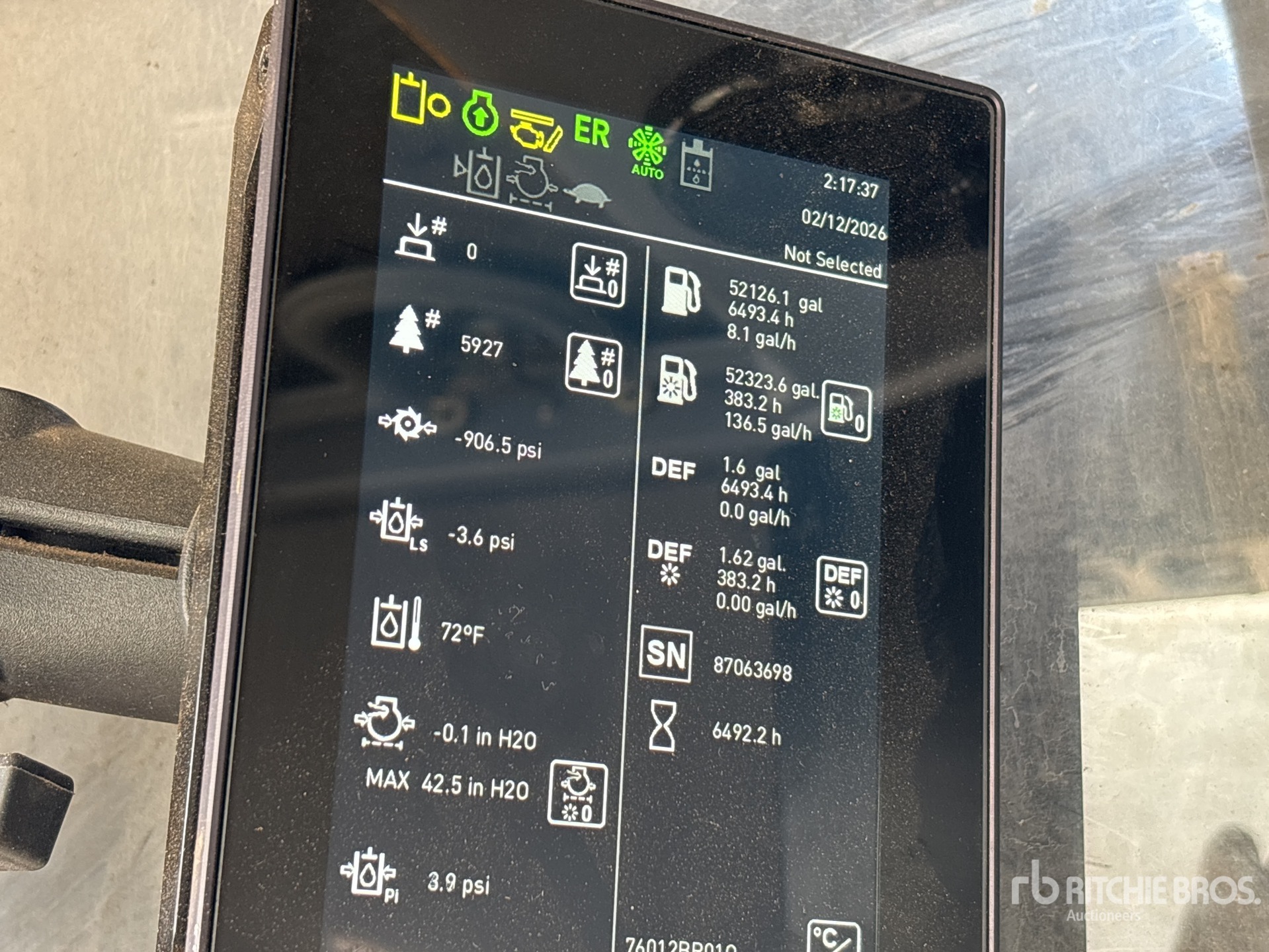 General Appearance with Hour Meter / Odometer