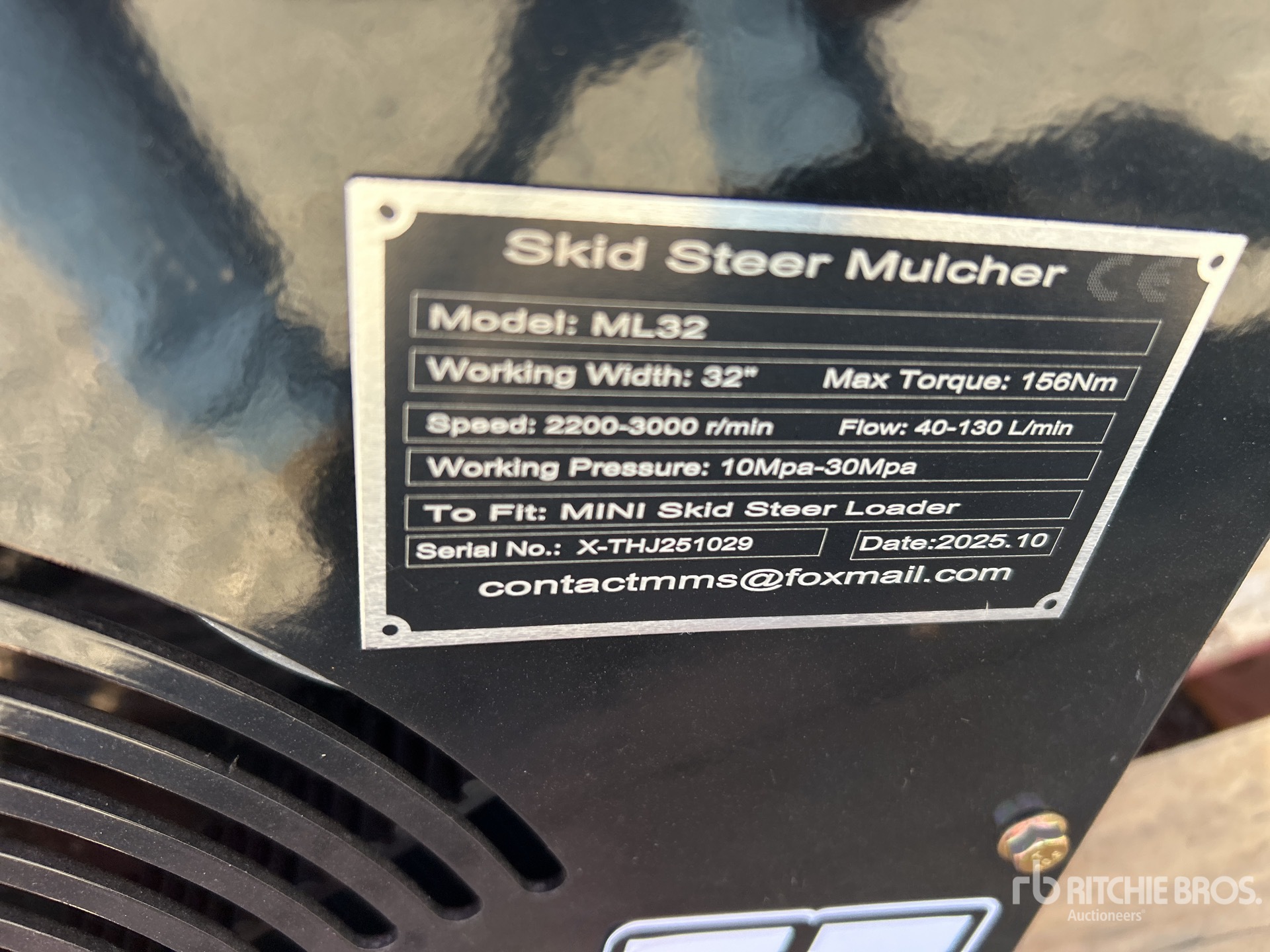 General Appearance with N.º de serie/VIN