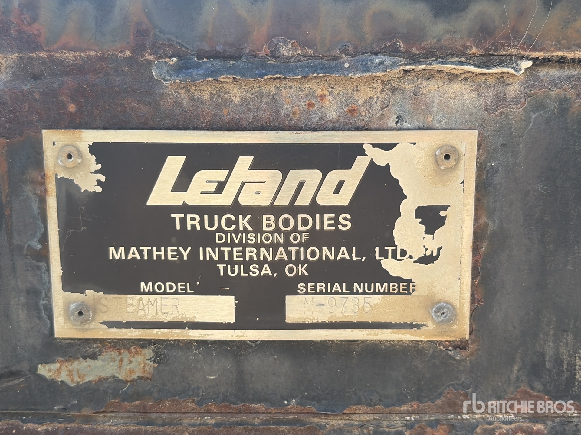 General Appearance with N.º de serie/VIN