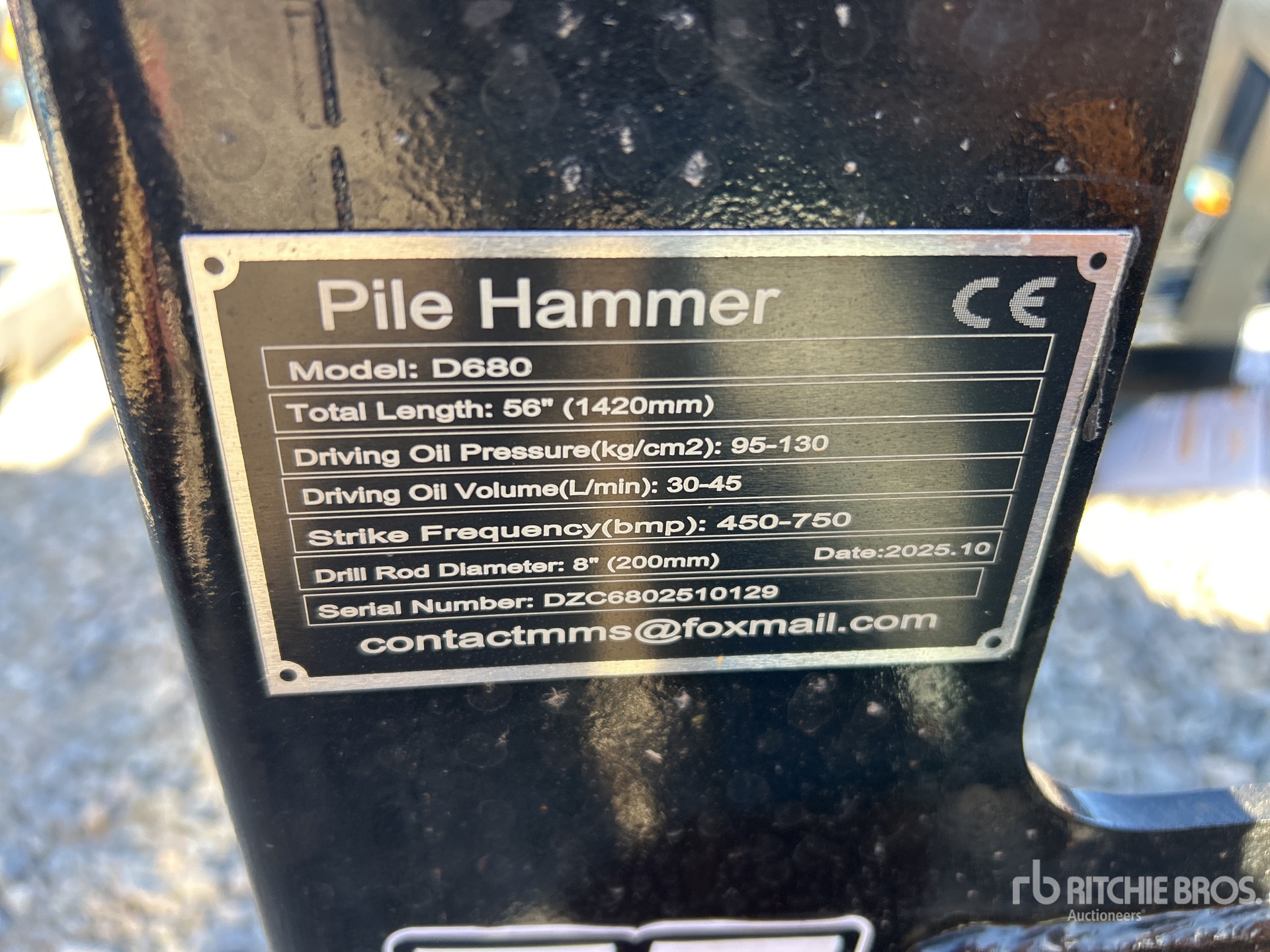 General Appearance with N.º de serie/VIN