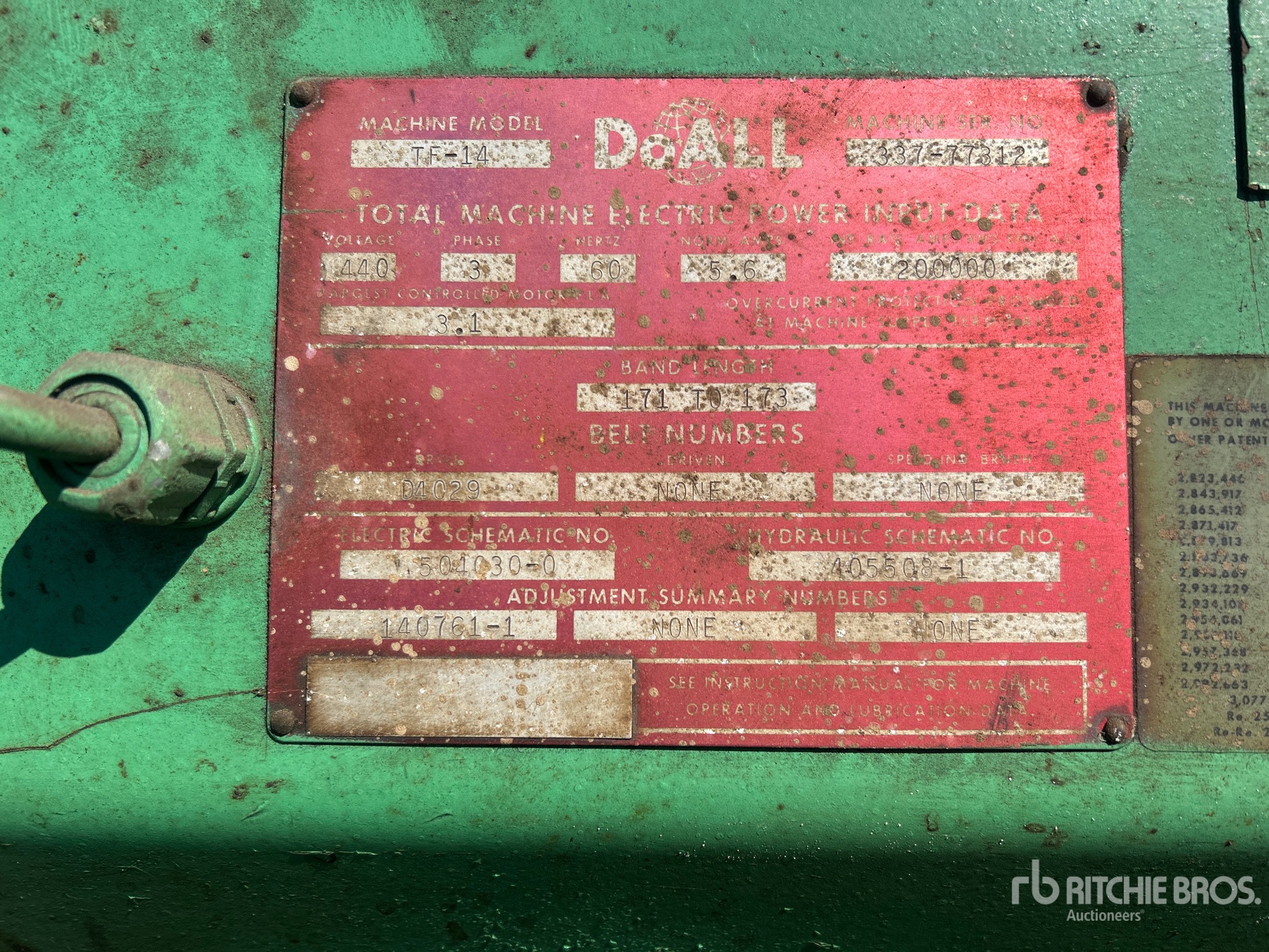 General Appearance with N.º de serie/VIN