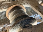 Undercarriage with Left Track Rollers