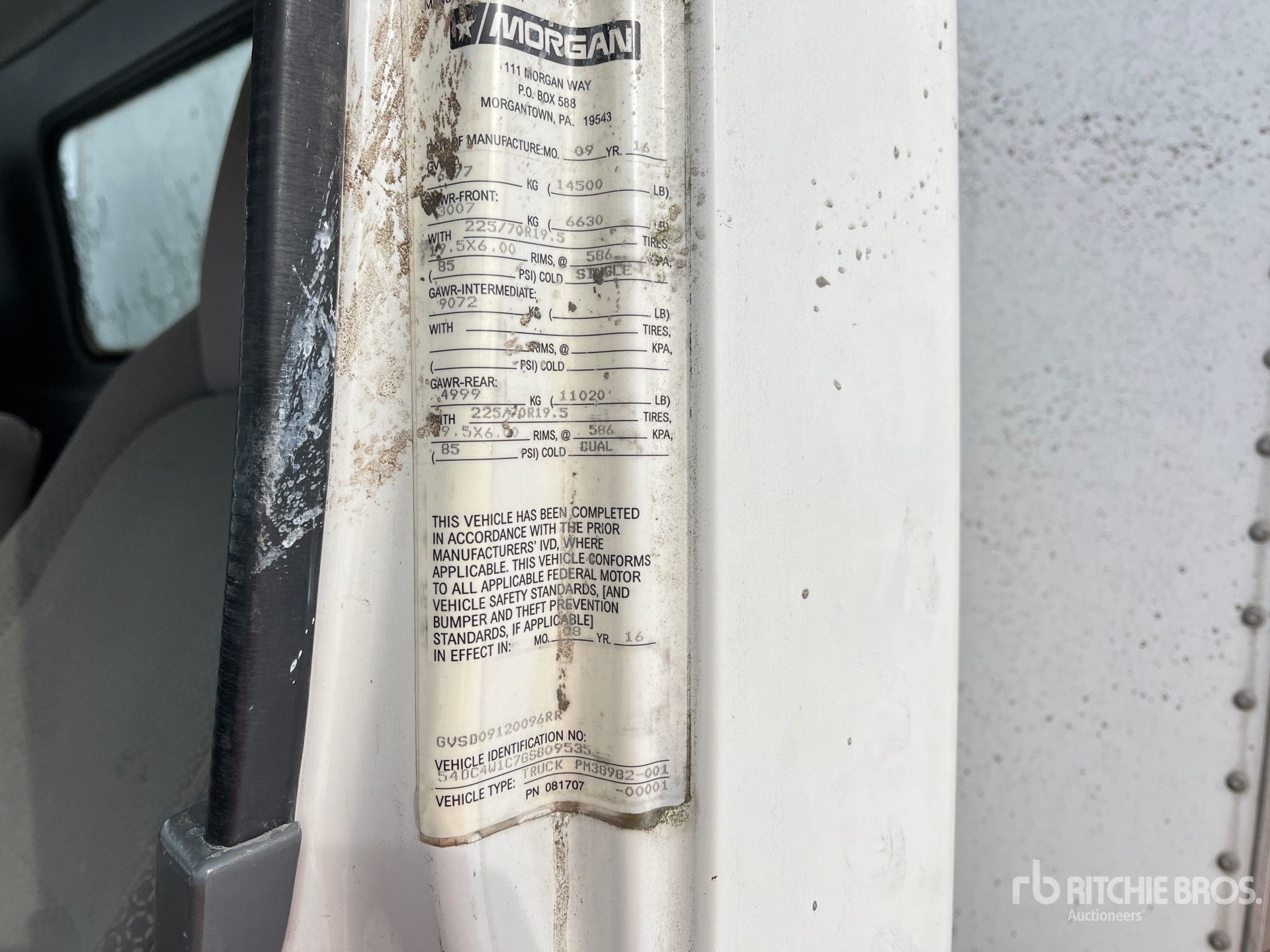 General Appearance with Numéro de série/Numéro d'identification du véhicule automobile