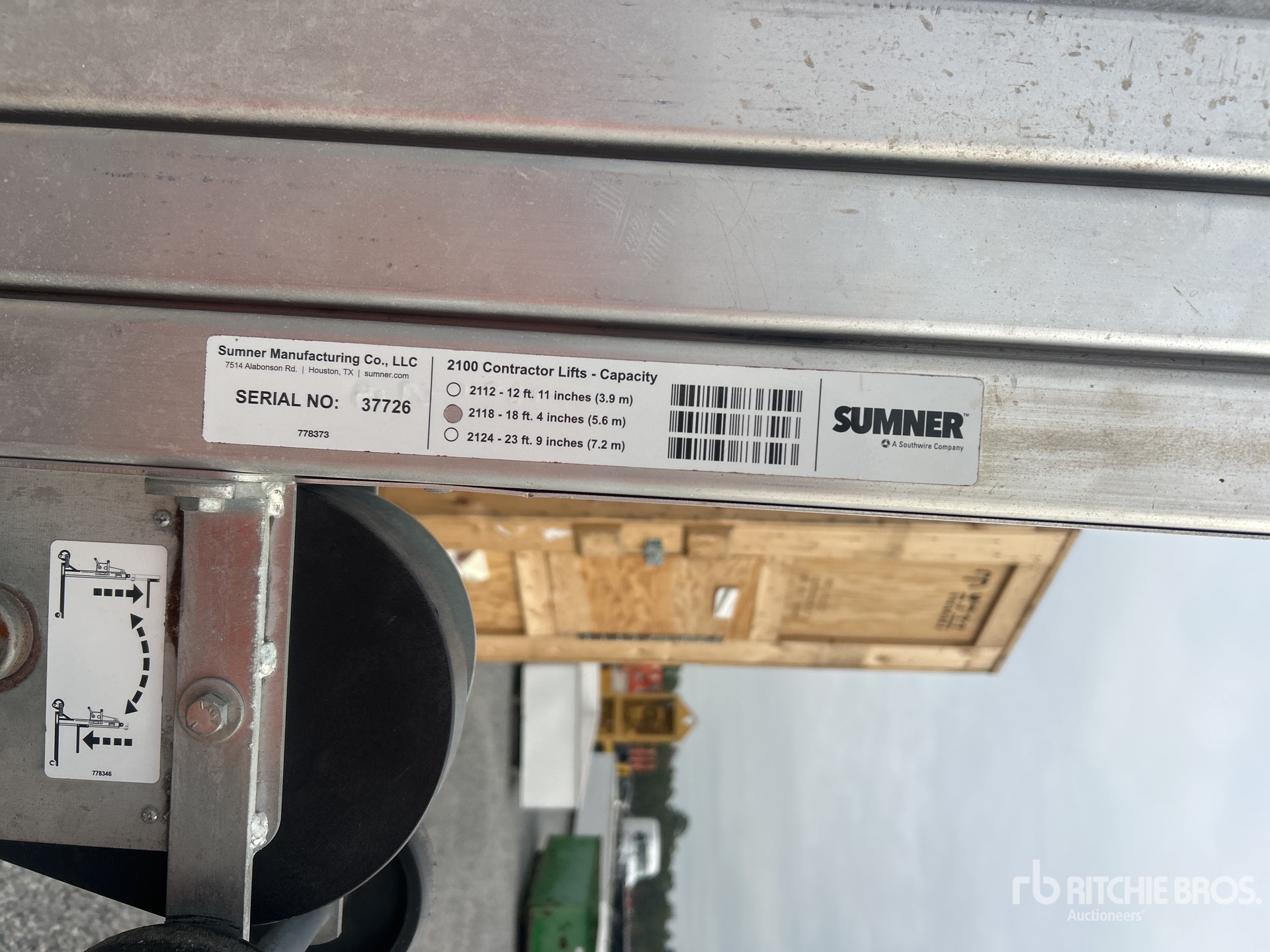 General Appearance with N.º de serie/VIN