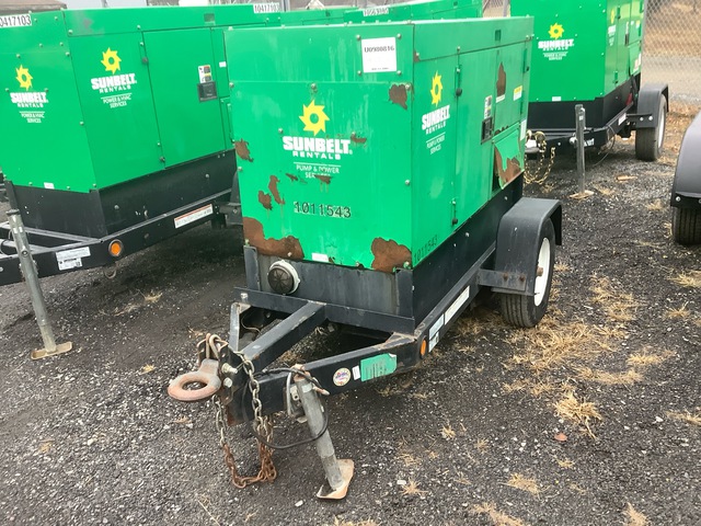 2017 Multiquip DCA25SSIU4F 20 kW Mobile Stand-By Generator Set