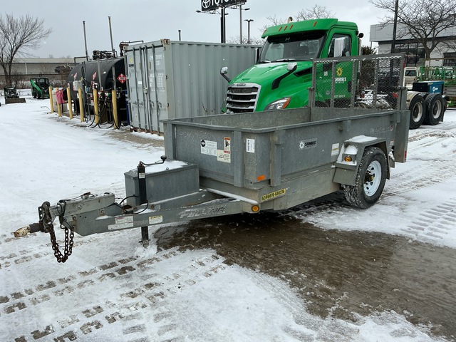 2014 Felling FT-6DTE-G 10 ft S/A Dump Utility Trailer
