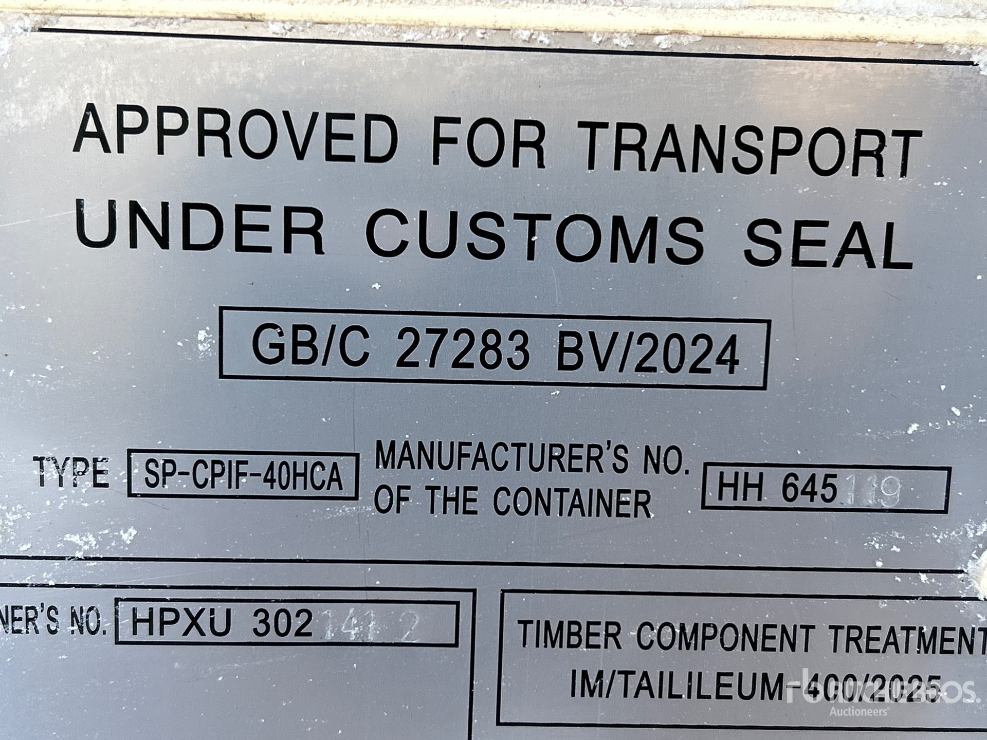 General Appearance with Numéro de série/Numéro d'identification du véhicule automobile