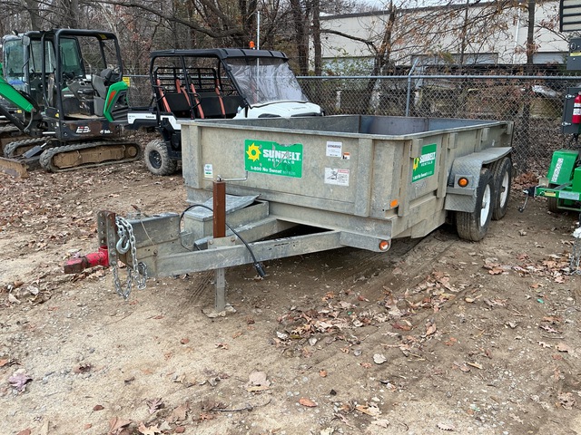 2017 Felling FT10DTHDG 12 ft T/A Dump Utility Trailer