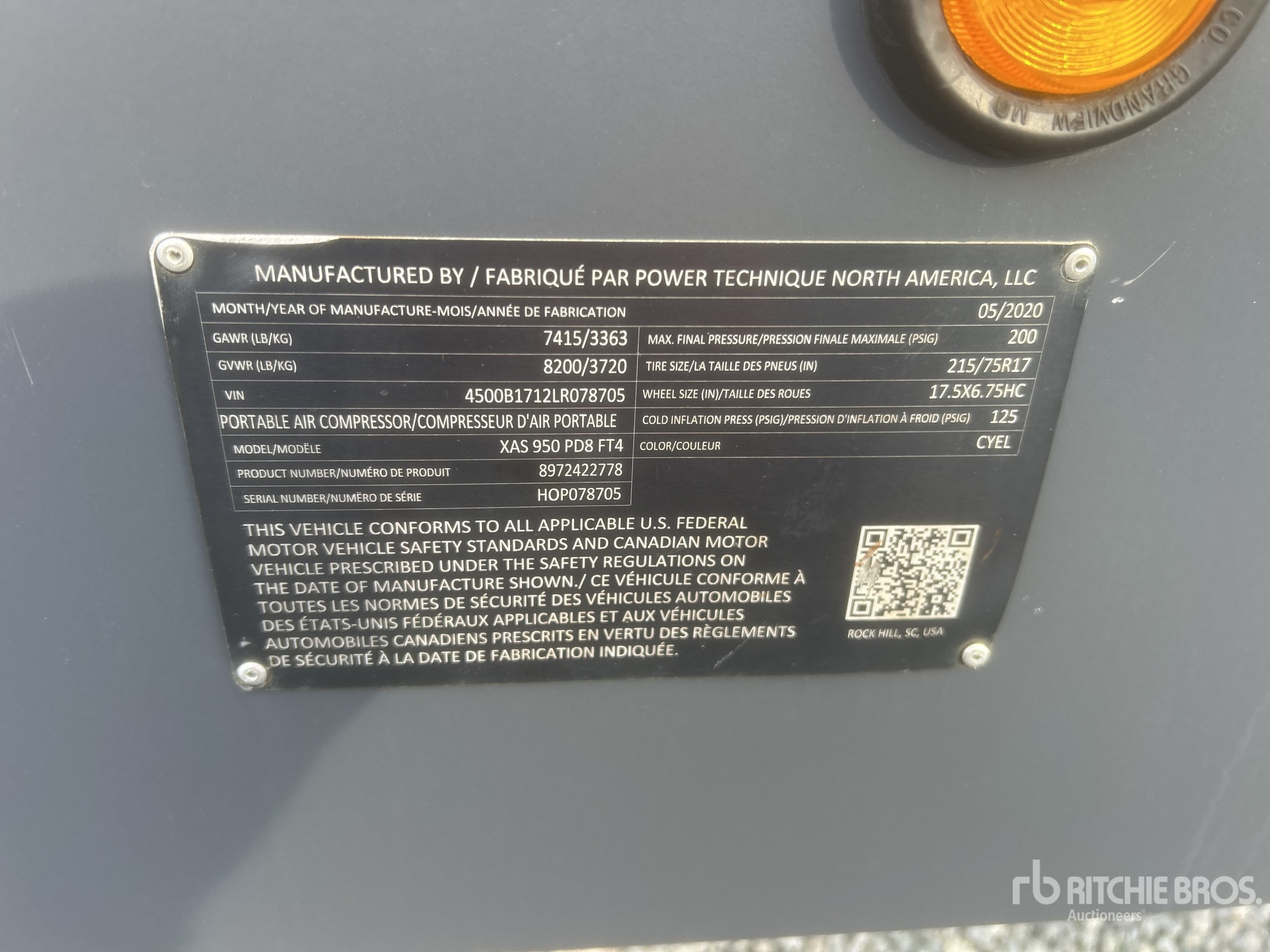 General Appearance with Seriennummer / FIN