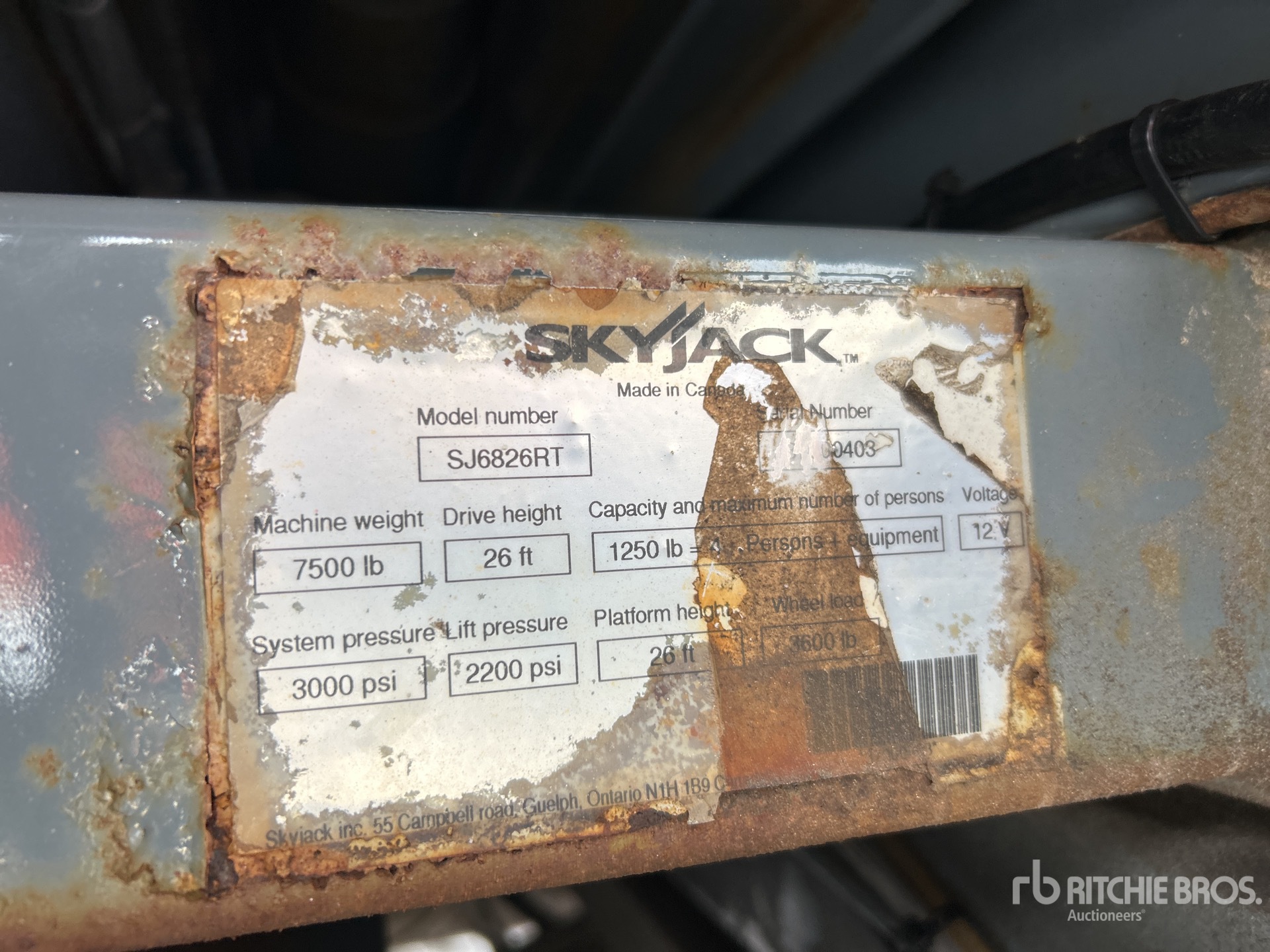 General Appearance with Numer seryjny/numer identyfikacyjny pojazdu