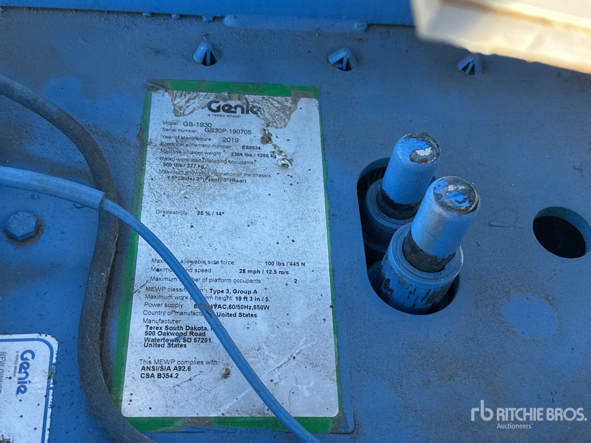 General Appearance with Numer seryjny/numer identyfikacyjny pojazdu