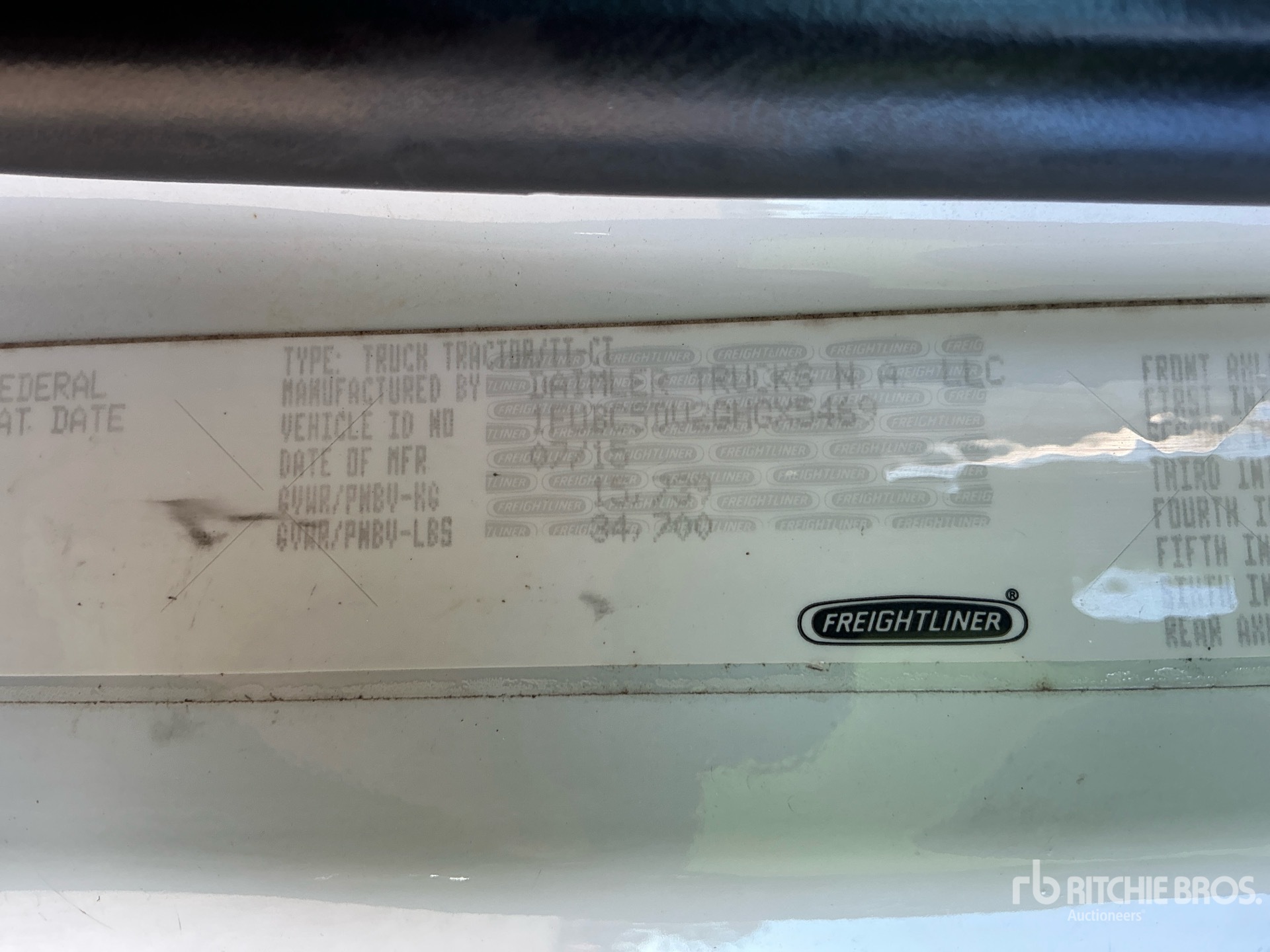 General Appearance with N.º de serie/VIN