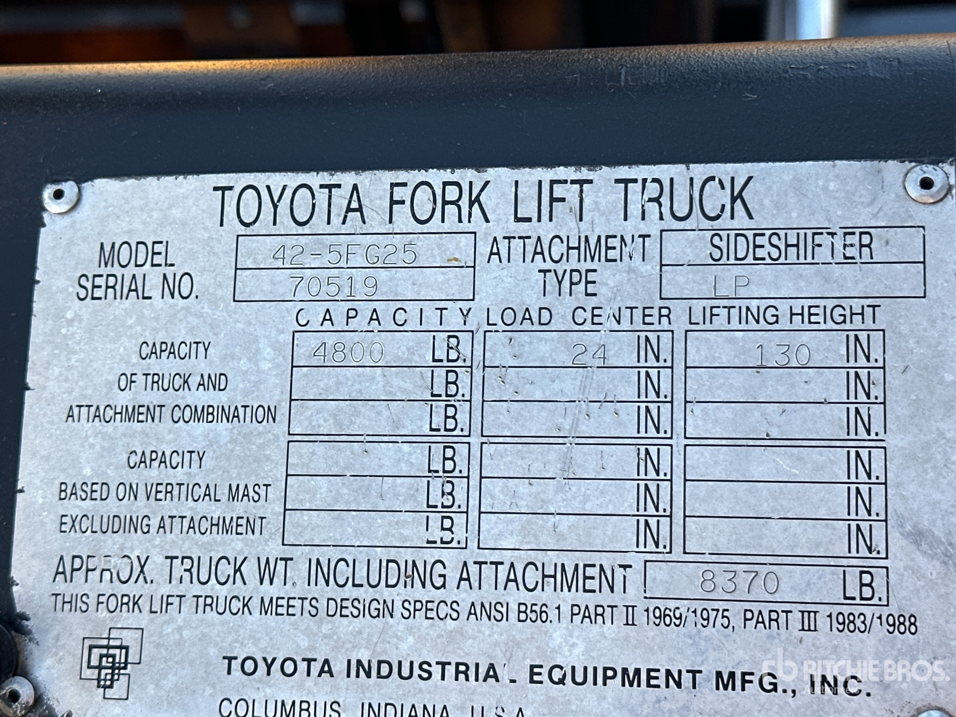 General Appearance with Numero seriale/numero d’identificazione del veicolo (VIN)