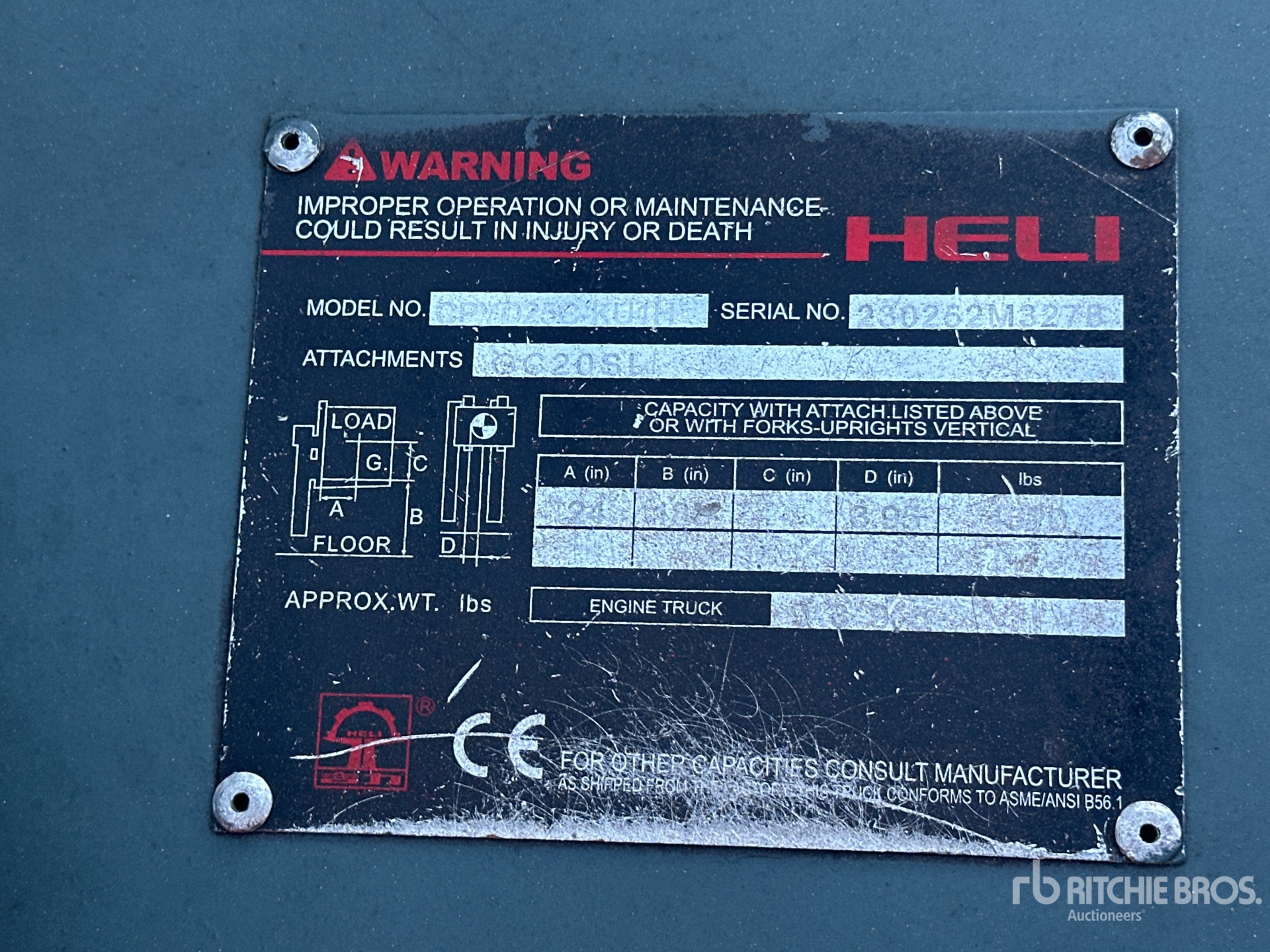 General Appearance with Numero seriale/numero d’identificazione del veicolo (VIN)
