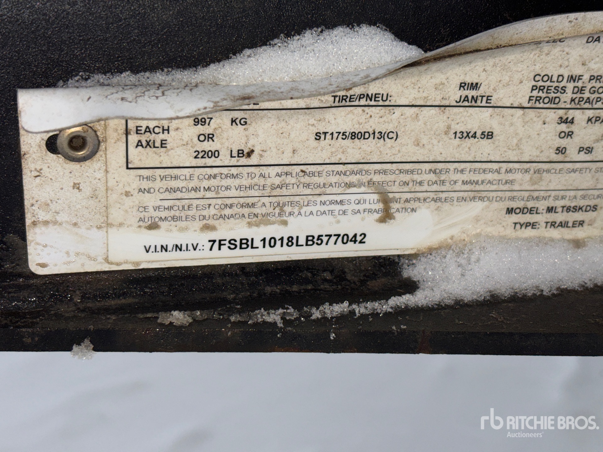 General Appearance with Numéro de série/Numéro d'identification du véhicule automobile