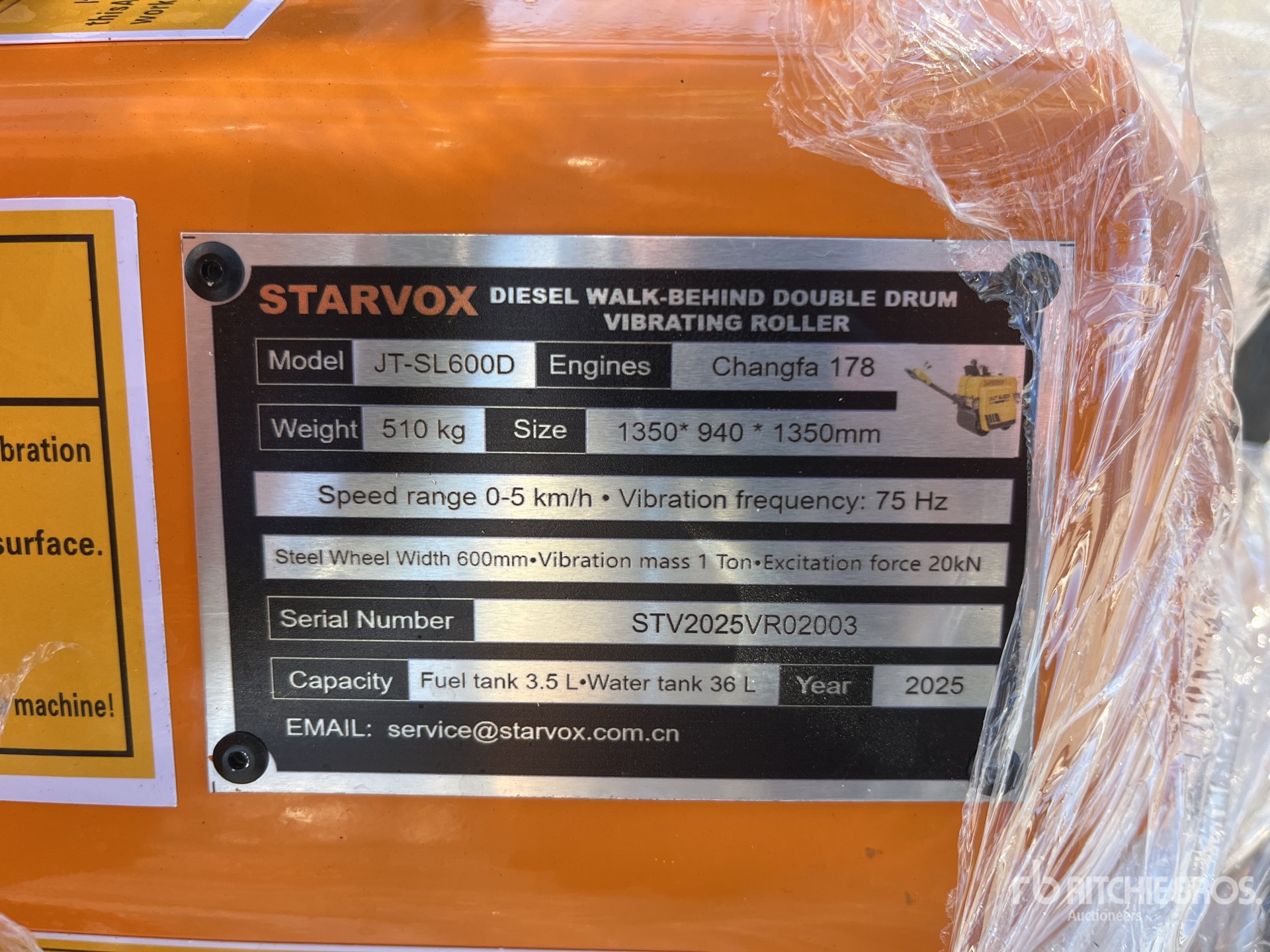 General Appearance with Numer seryjny/numer identyfikacyjny pojazdu